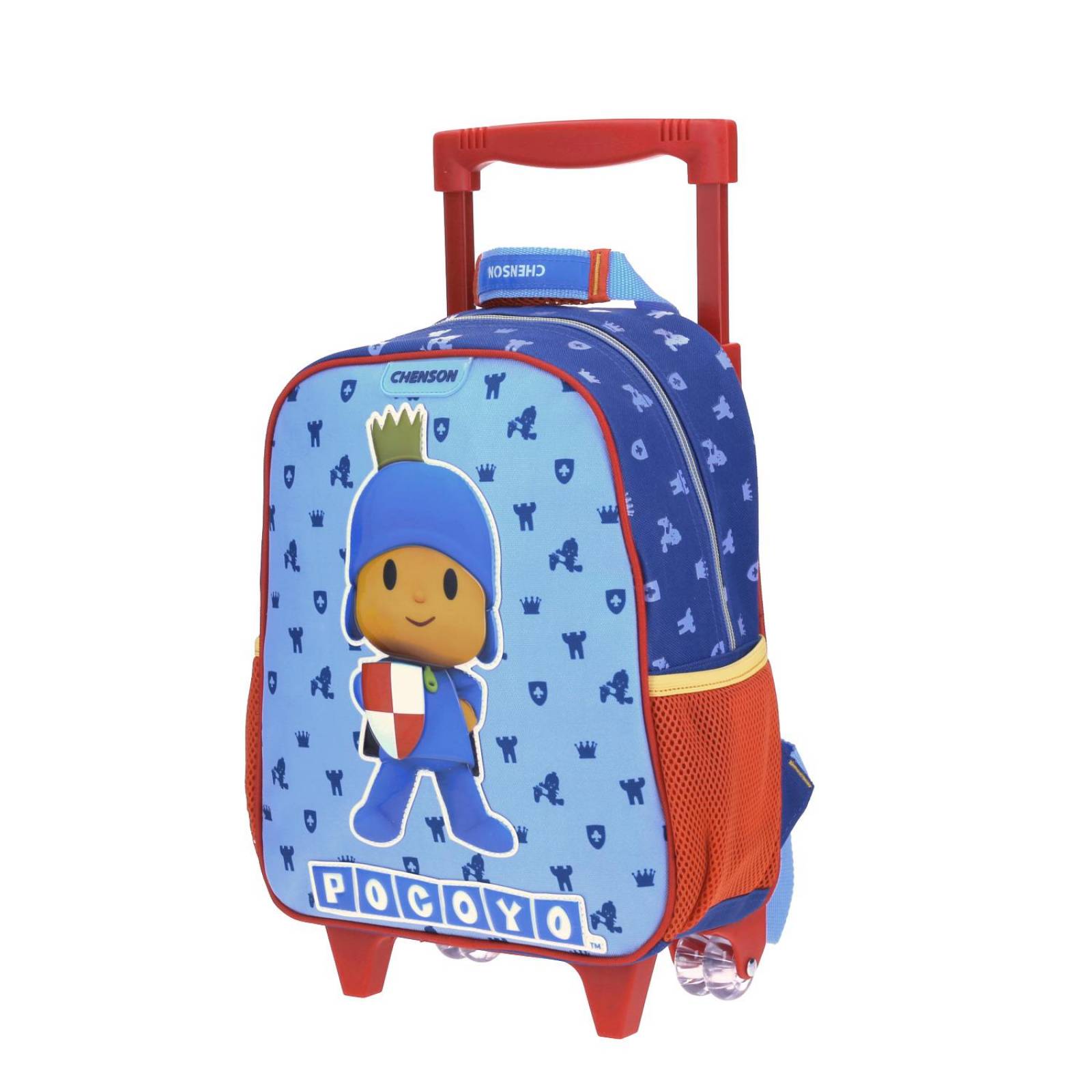 Mochila con Ruedas Chico Azul Chenson Pocoyo Kinder POKY para niño