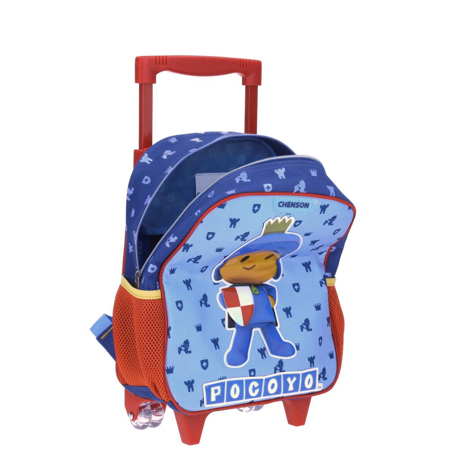 Mochila con Ruedas Chico Azul Chenson Pocoyo Kinder POKY para niño
