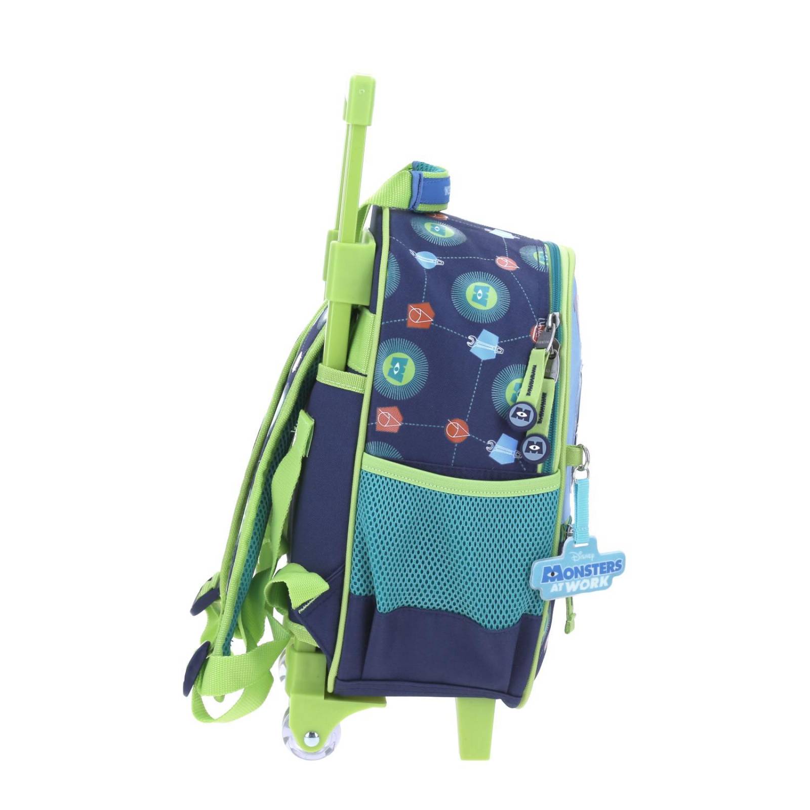 Mochila con Ruedas Chico Azul Chenson Monster at Work Kinder Zomos para niño 