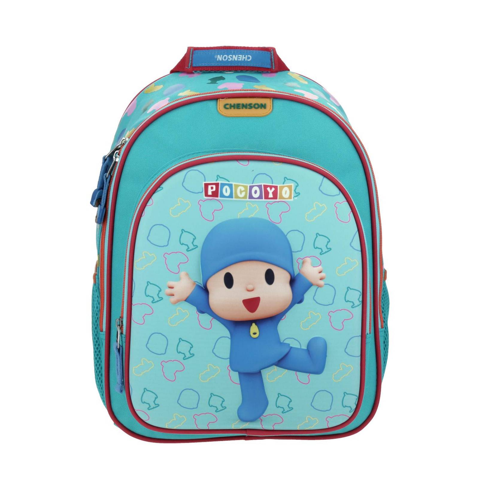 Mochila Mediano azul Chenson Pocoyo Kinder HAPOC para niño