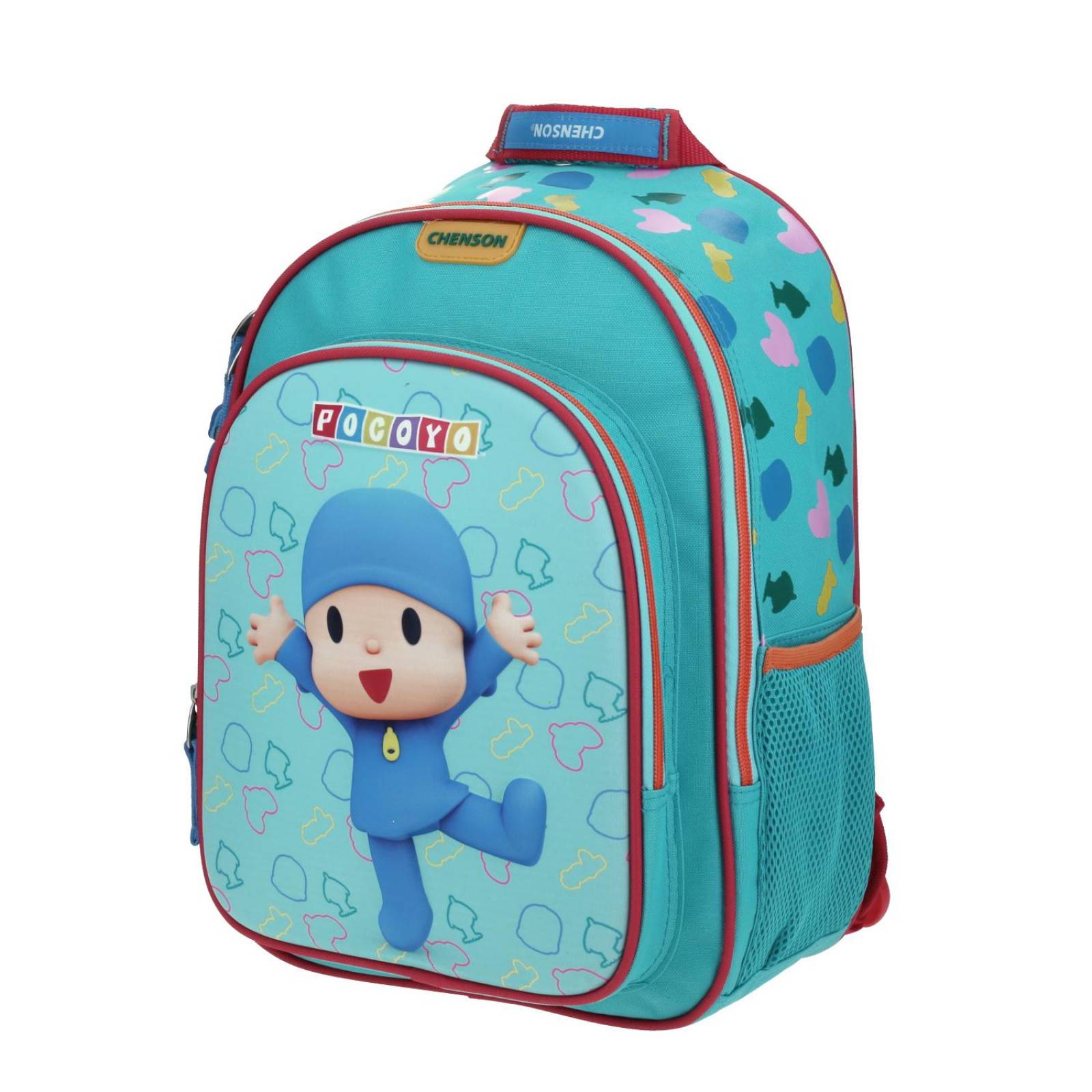 Mochila Mediano azul Chenson Pocoyo Kinder HAPOC para niño