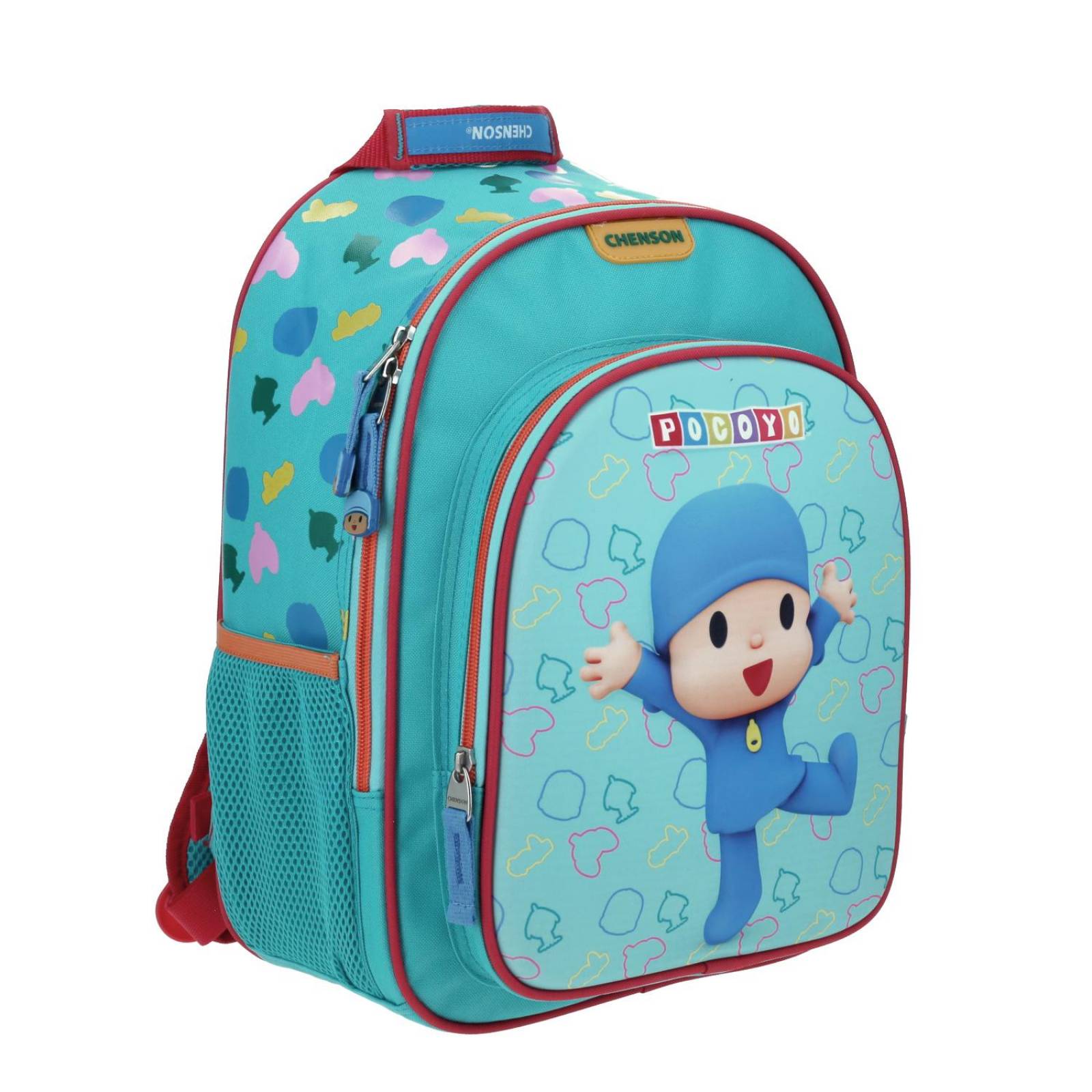 Mochila Mediano azul Chenson Pocoyo Kinder HAPOC para niño