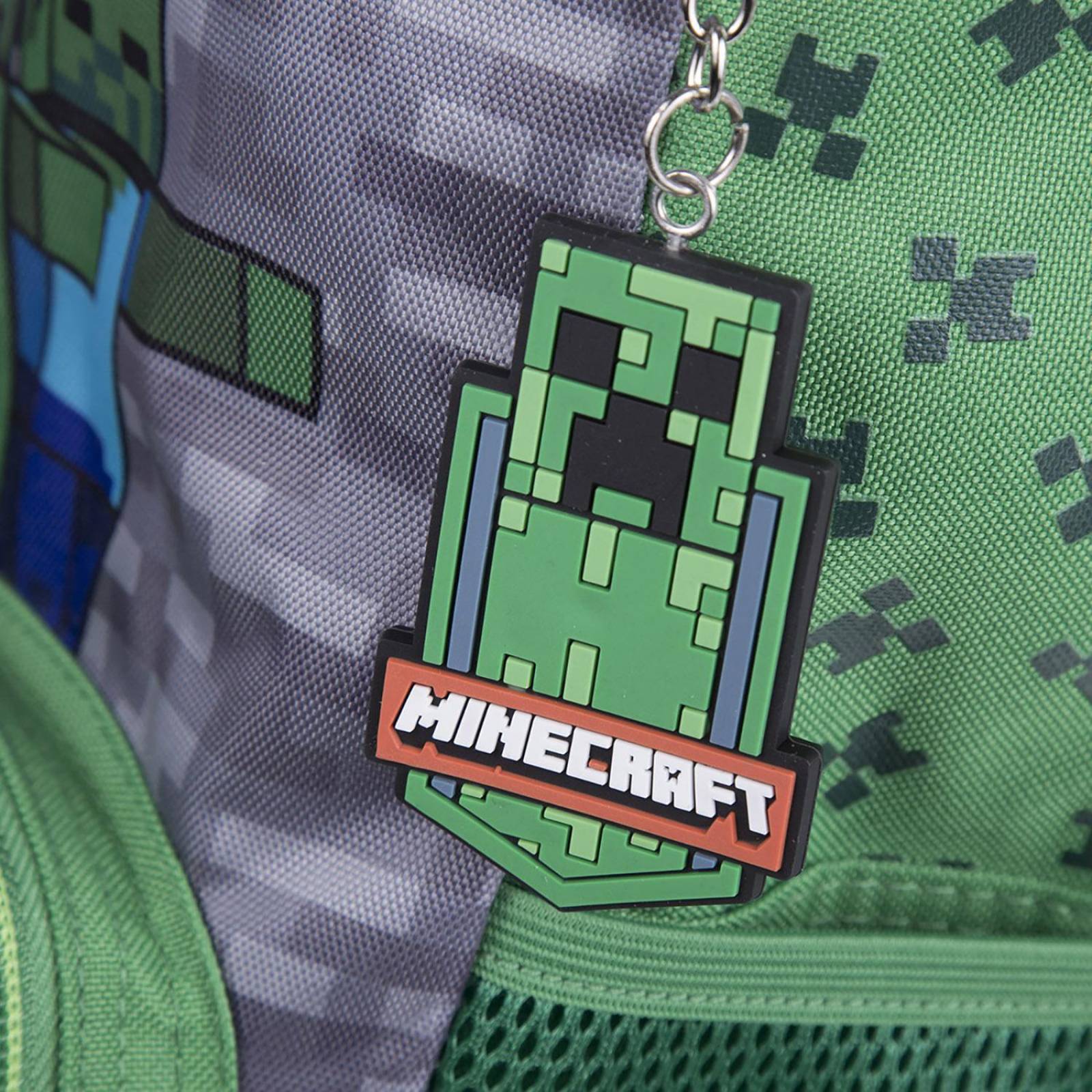 Mochila con Ruedas Grande Verde Chenson Minecraft Kinder ZEEP para niño
