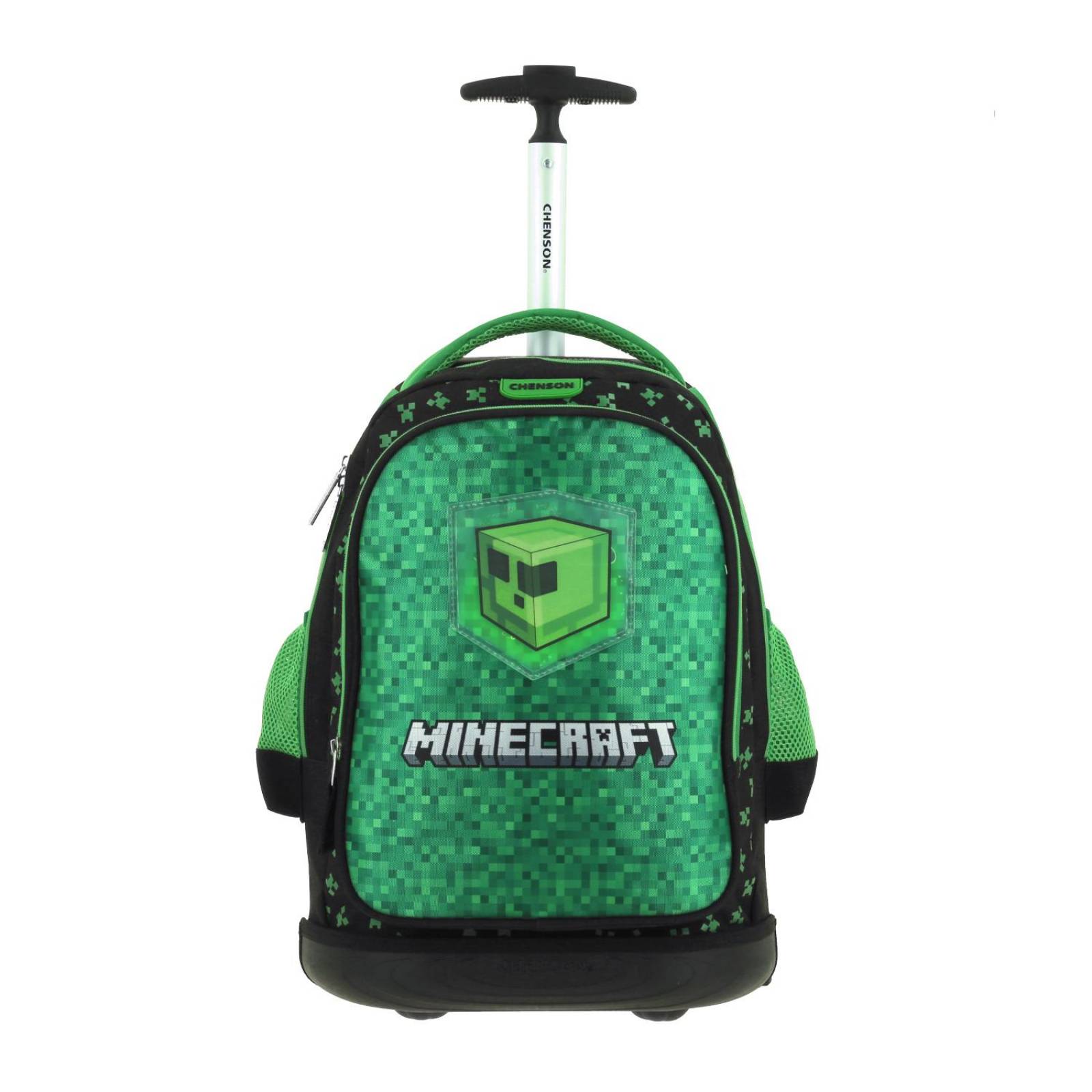 Mochila con Ruedas grande Chenson Minecraft Verde LIM 