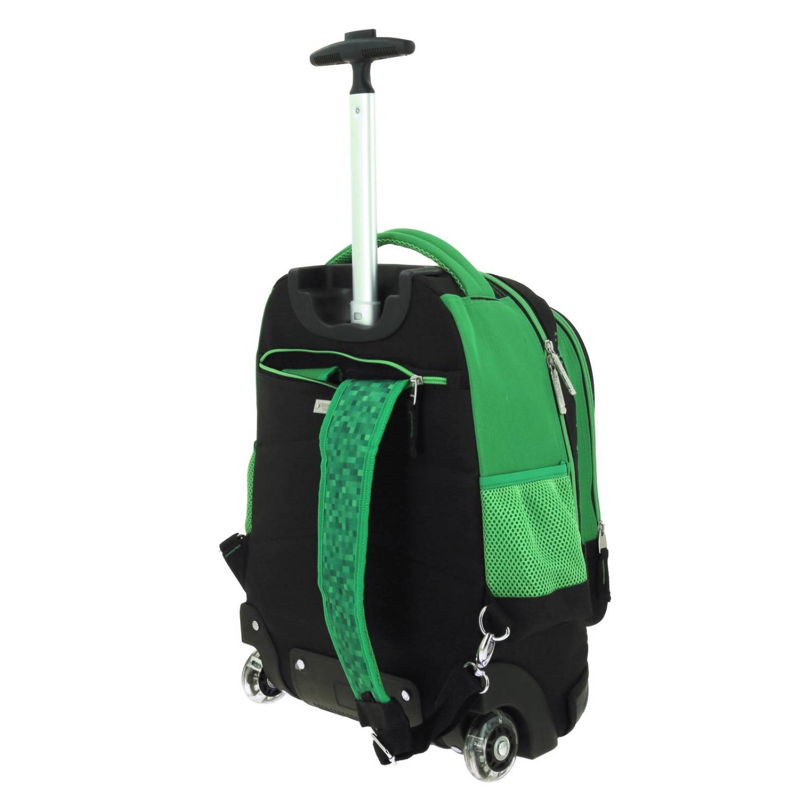 Mochila con Ruedas grande Chenson Minecraft Verde LIM 