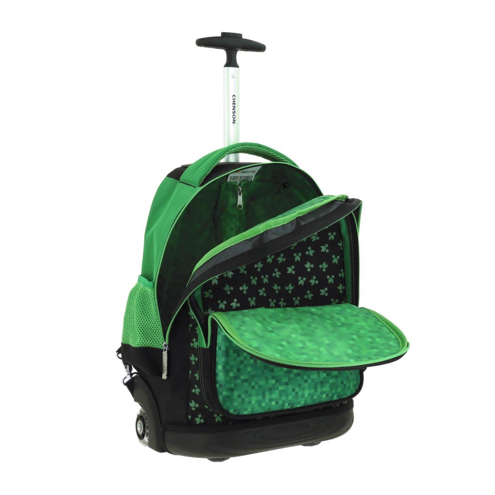 Mochila con Ruedas grande Chenson Minecraft Verde LIM 