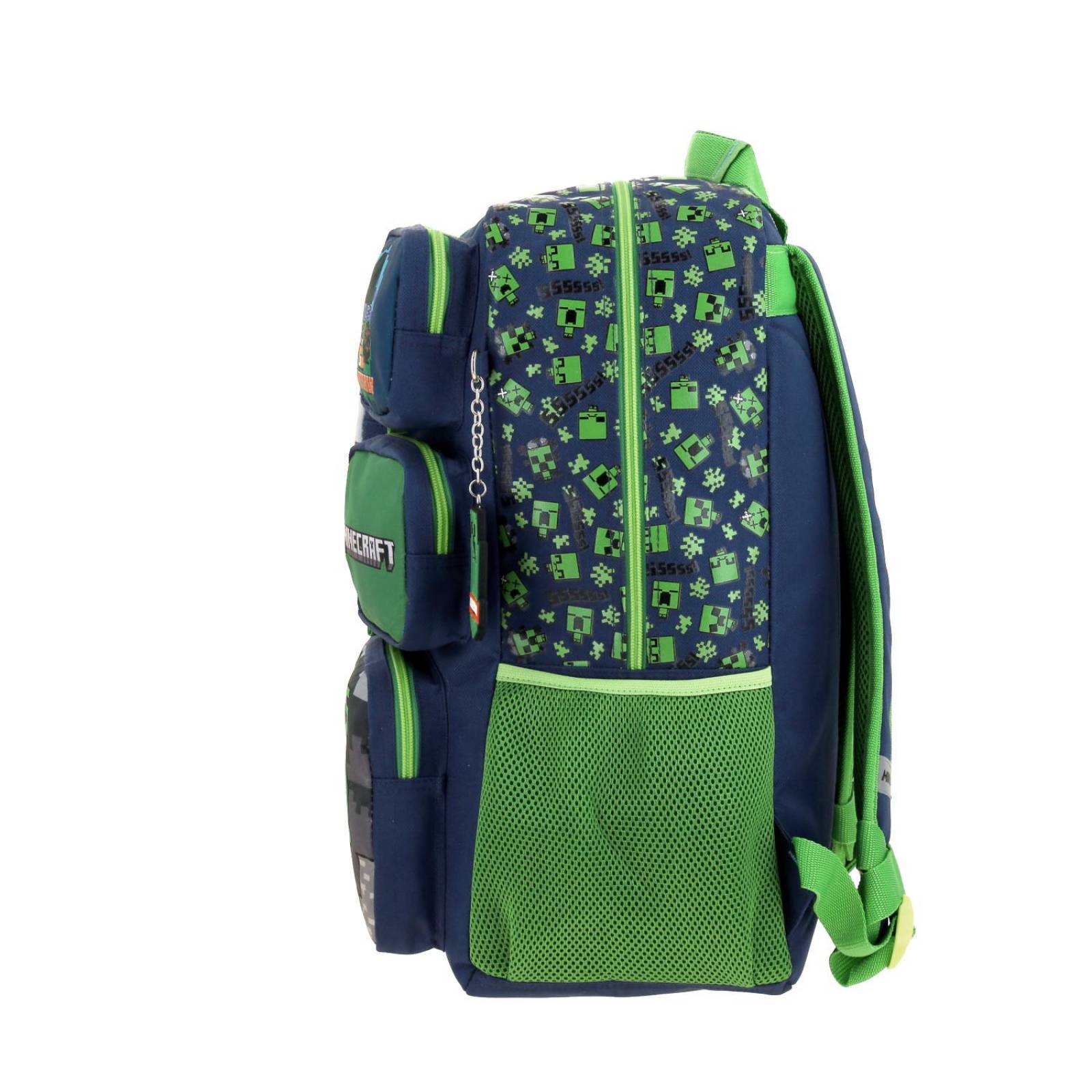 Mochila grande Chenson Minecraft Azul PERIOUS para niño de primaria 