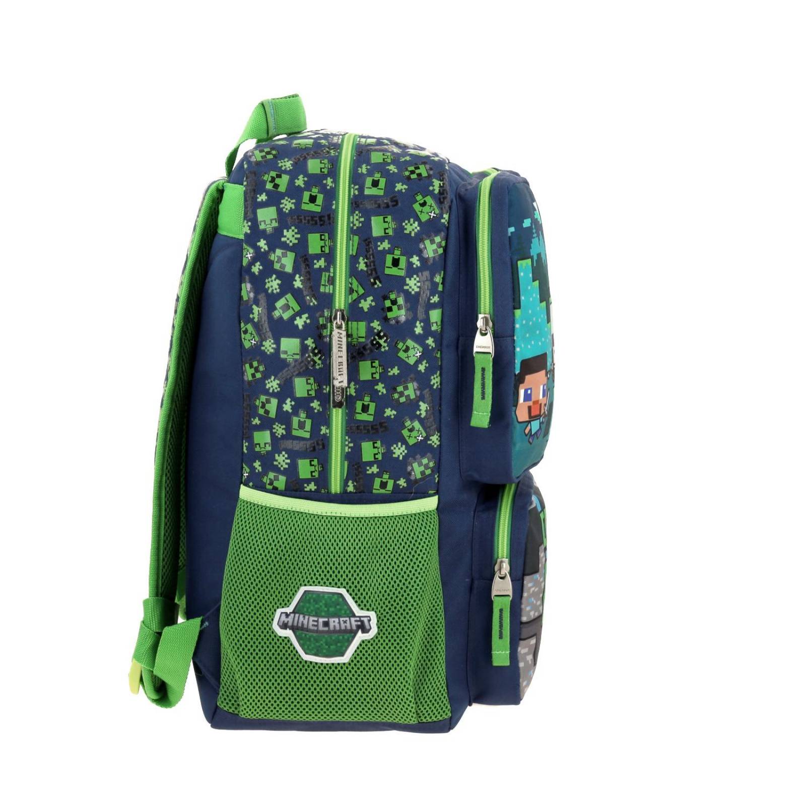 Mochila grande Chenson Minecraft Azul PERIOUS para niño de primaria 