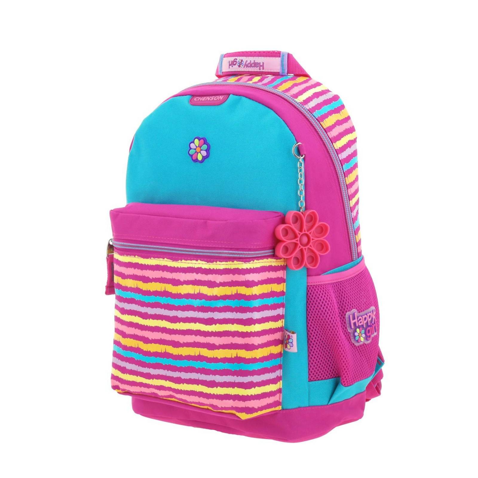 Mochila grande Escolar Chenson Happy Girl Fucsia 