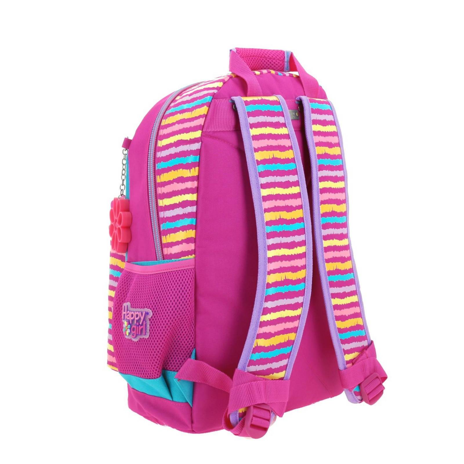 Mochila grande Escolar Chenson Happy Girl Fucsia 