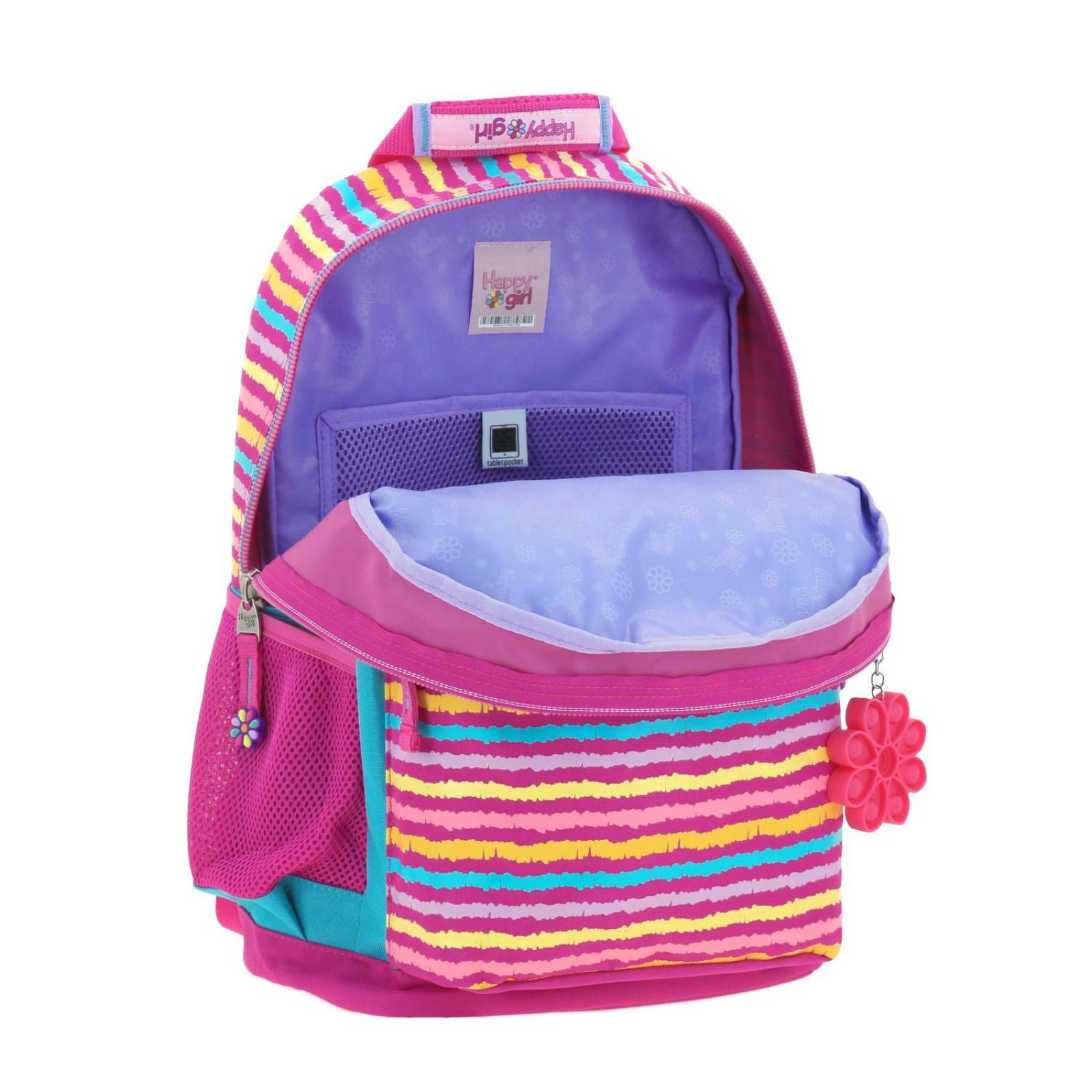 Mochila grande Escolar Chenson Happy Girl Fucsia 