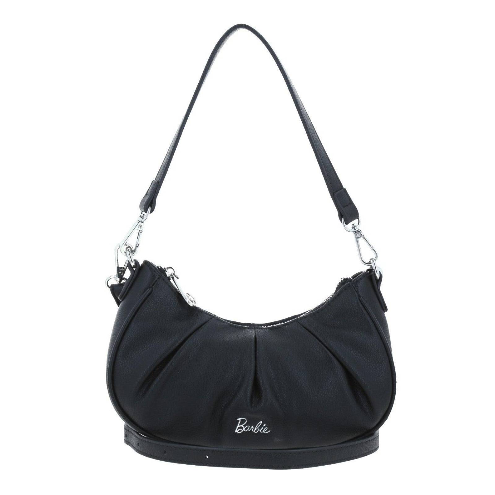 Bolso de dama Baguette mediana Barbie by GORETT Negro BRIANA 