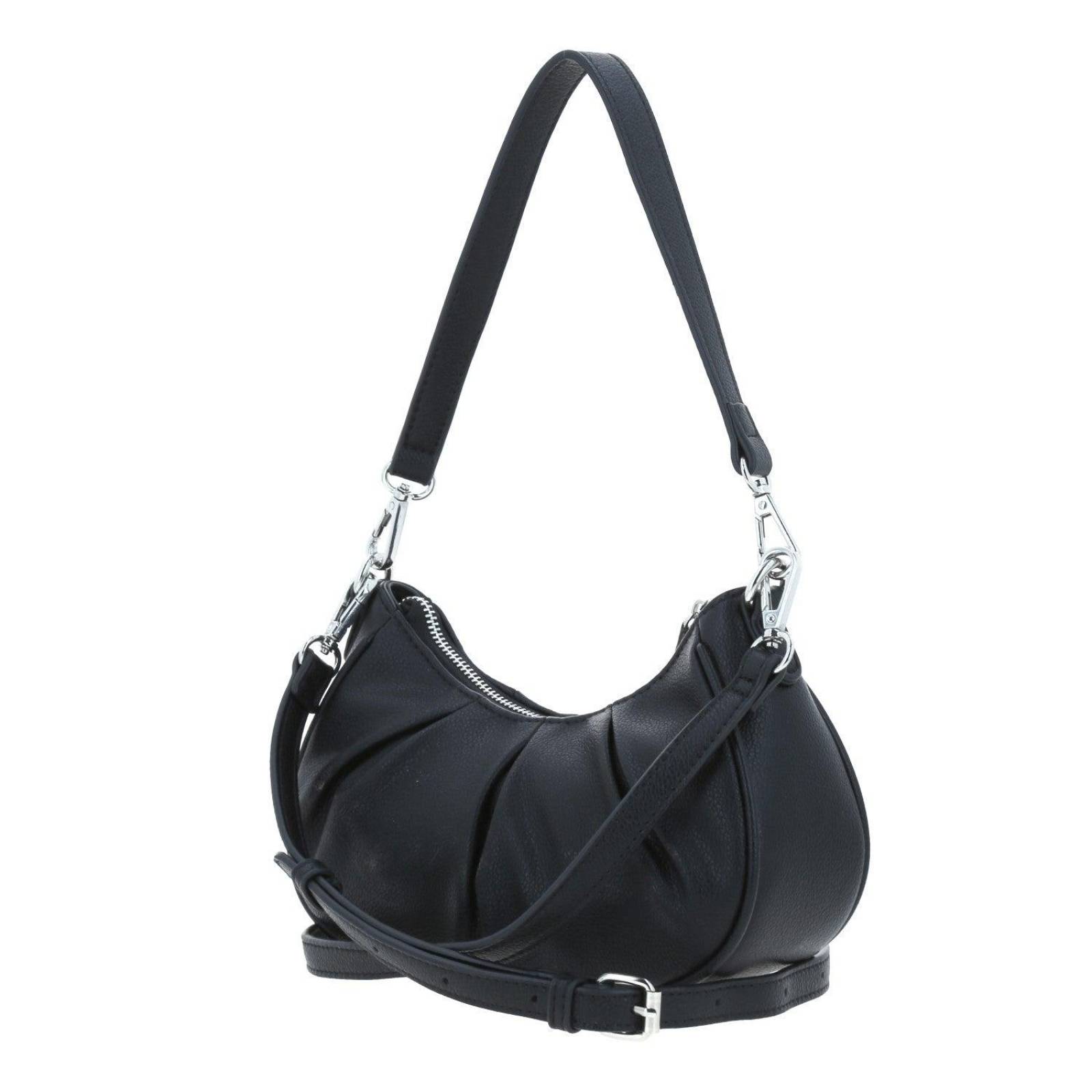Bolso de dama Baguette mediana Barbie by GORETT Negro BRIANA 