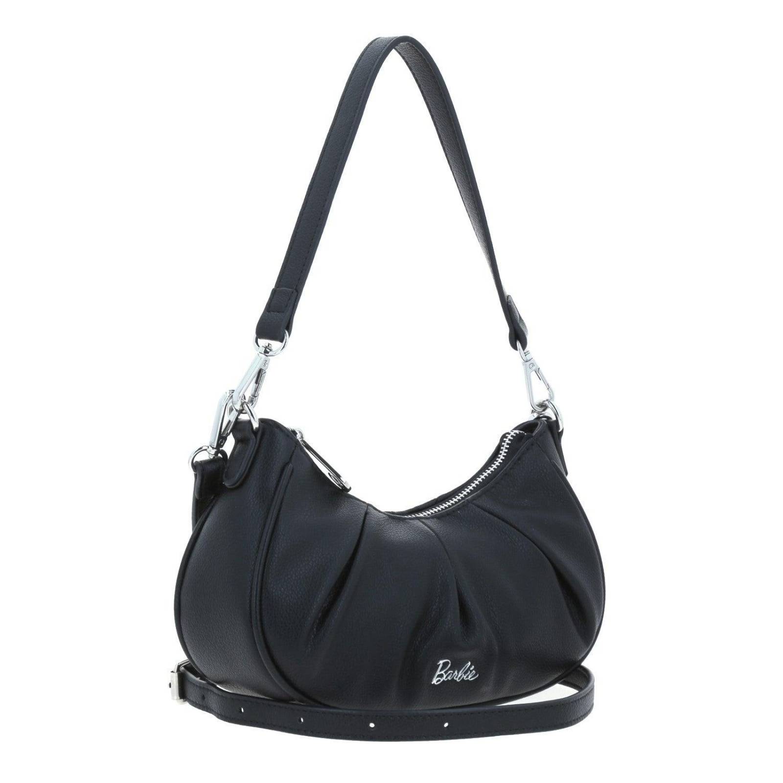 Bolso de dama Baguette mediana Barbie by GORETT Negro BRIANA 