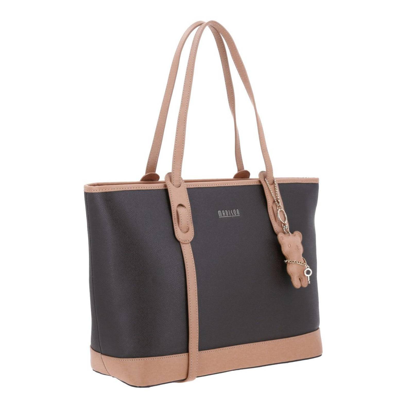Bolso de dama Tote grande MADISON Café NELSON 