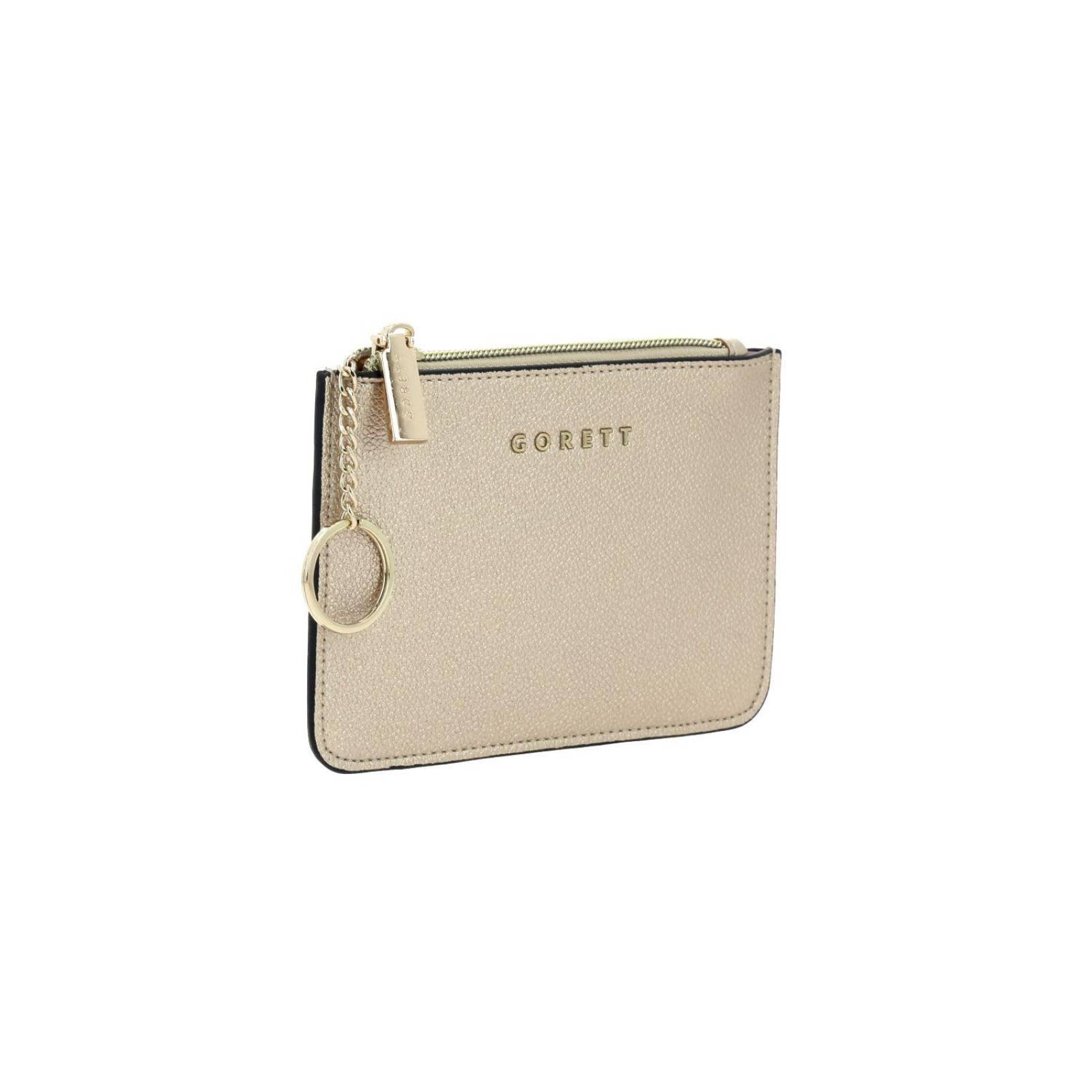 Monedero de dama cartera chico GORETT Oro ROMINA 