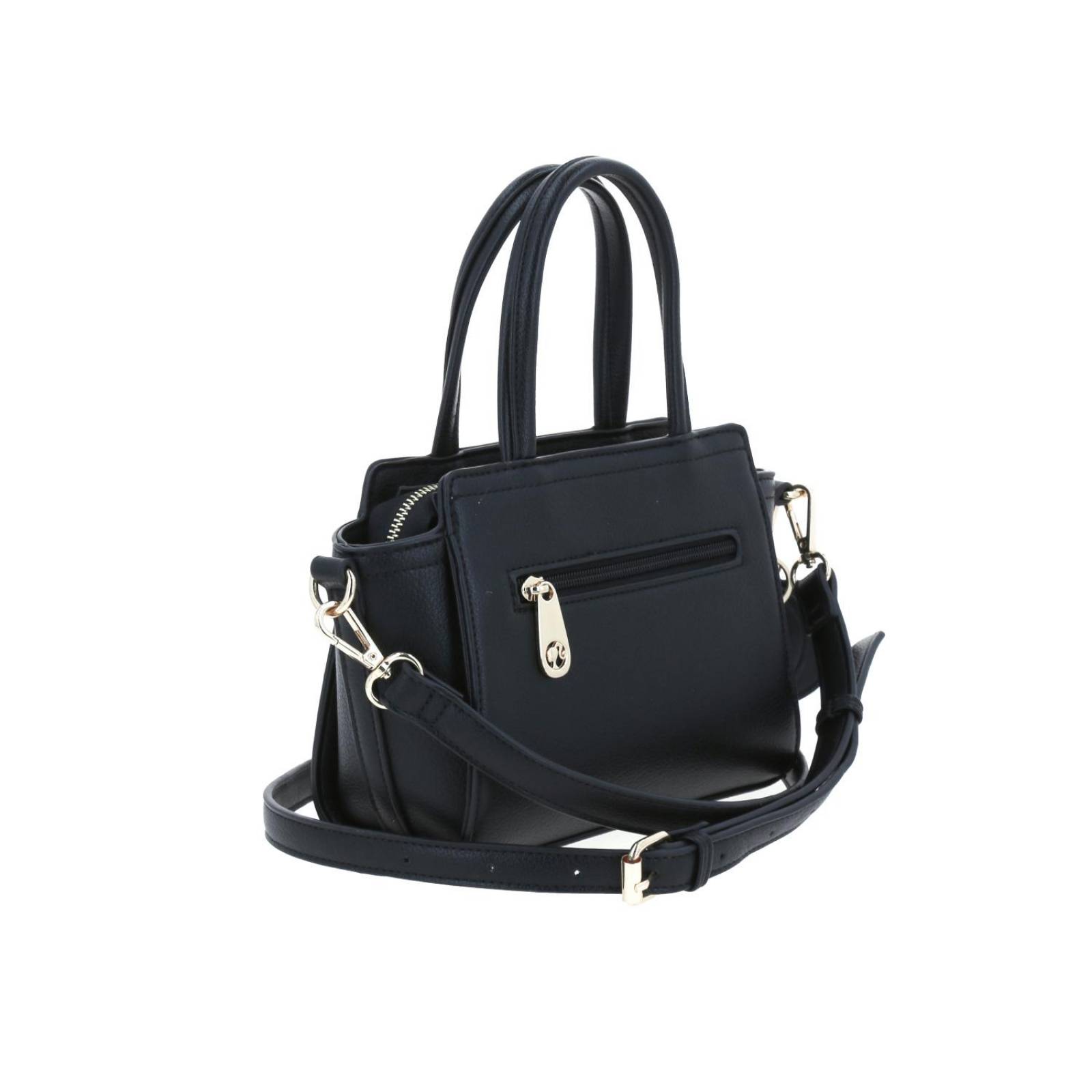 Bolso de dama Satchel chico Barbie by GORETT Negro MAYLE 