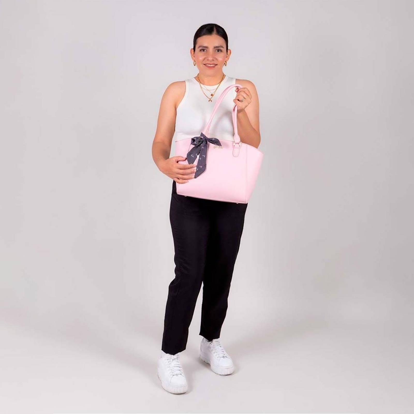 Bolso de dama Tote grande Barbie by GORETT Rosa AMELIA 