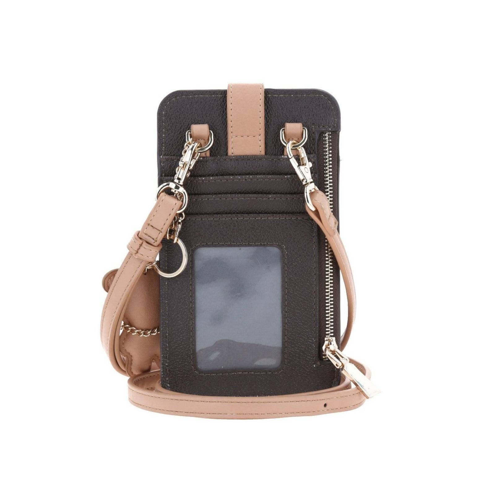Bolso de dama portacelular Cigarrete mediana MADISON Café NELSON