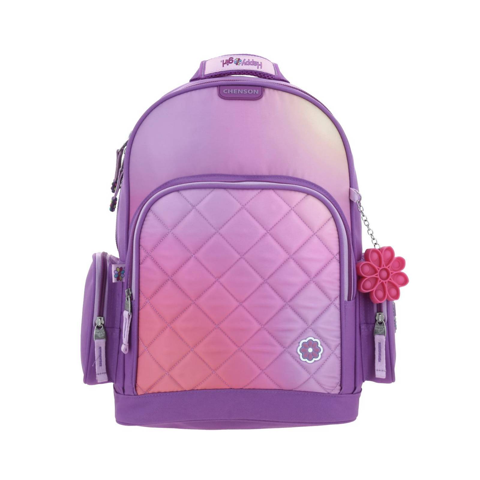 Mochila para niña grande Chenson Morado Happy Girl RADIAA 