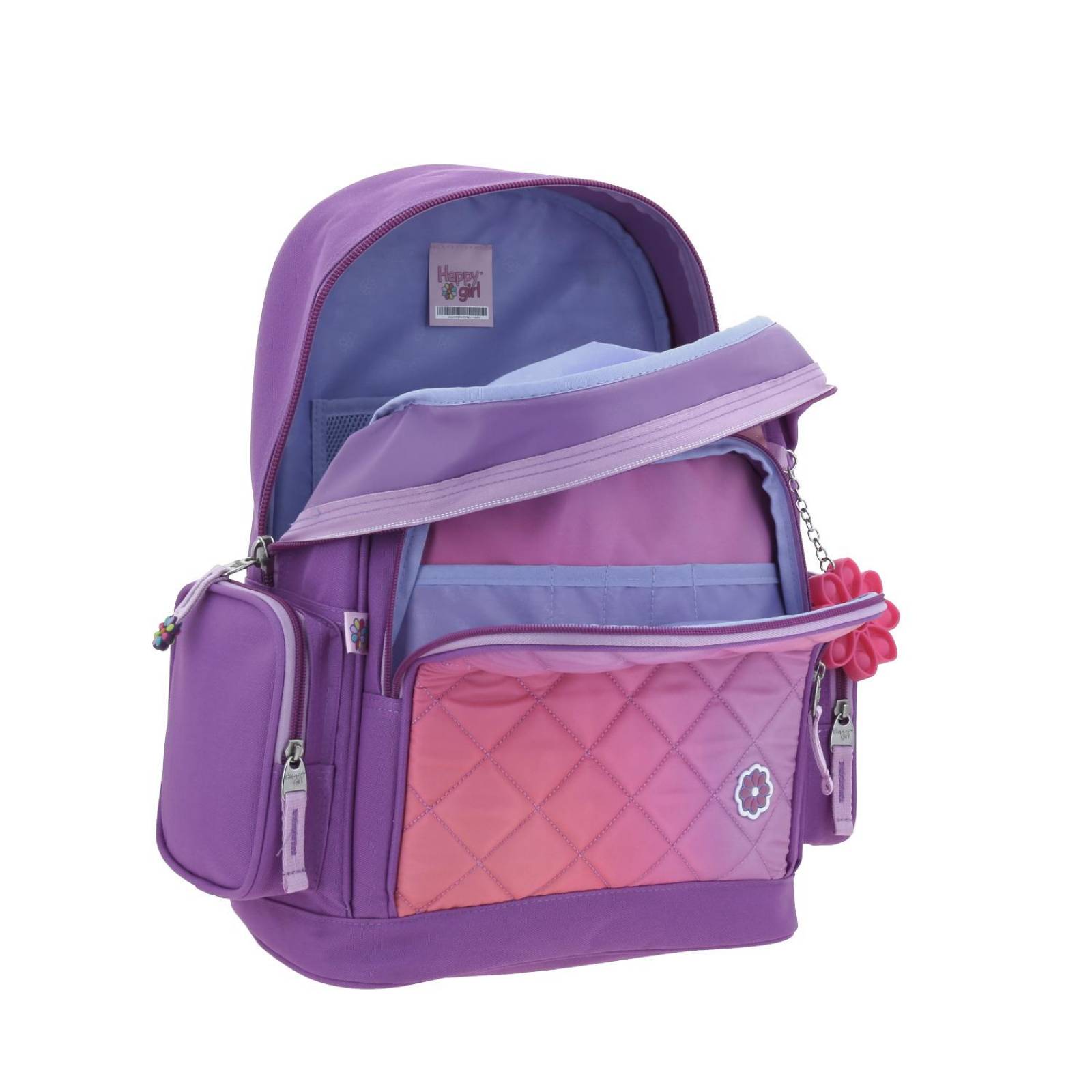 Mochila para niña grande Chenson Morado Happy Girl RADIAA 