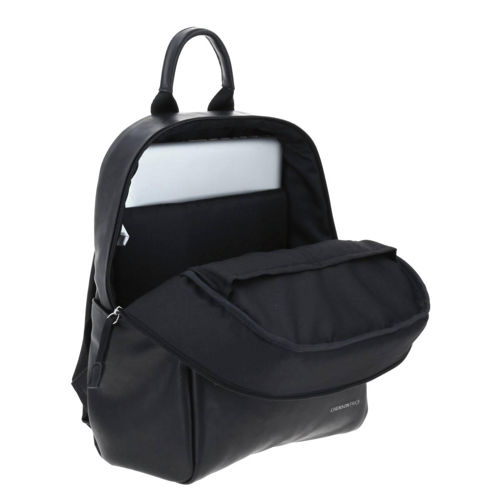 Mochila mediana Chenson Pro para hombre ROLEX Negro con Porta Laptop de hasta 13".