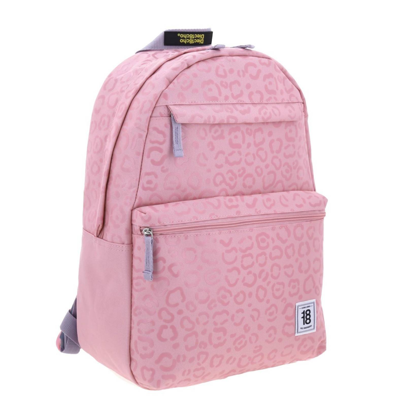 Mochila grande 1818 Unisex COLORS24 Rosa 