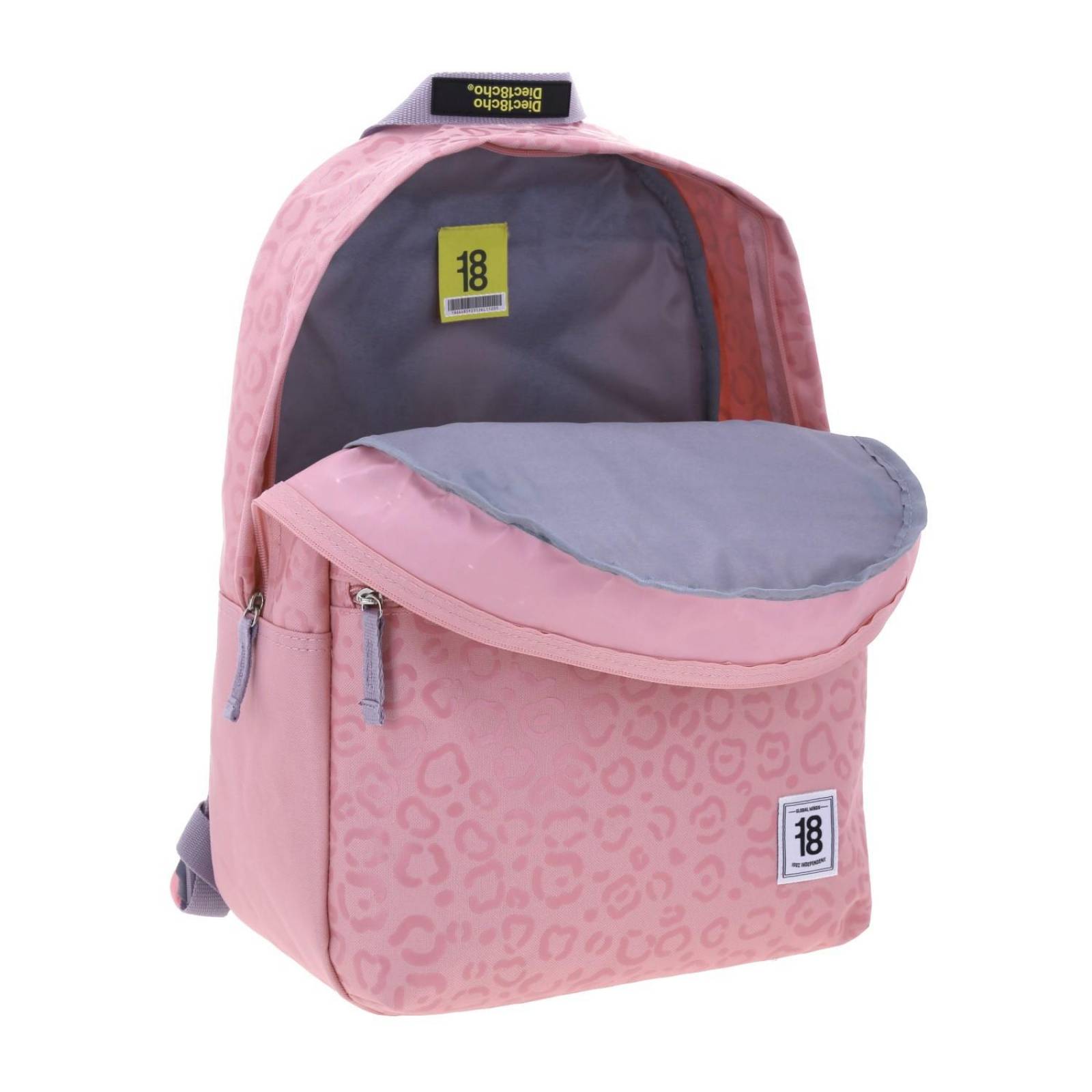 Mochila grande 1818 Unisex COLORS24 Rosa 