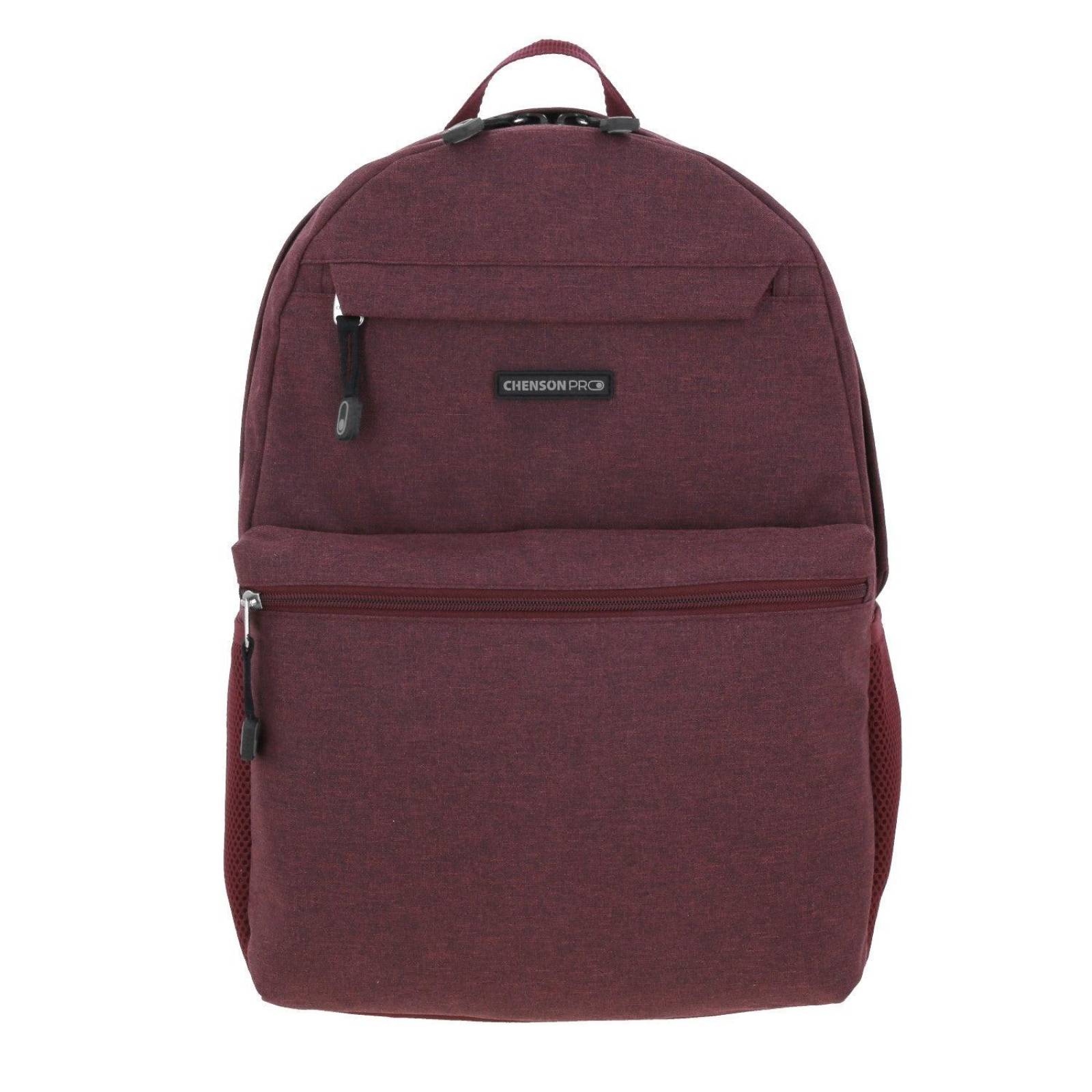 Mochila grande Chenson Pro para mujer TESA Tinto con Porta Laptop de hasta 15". 