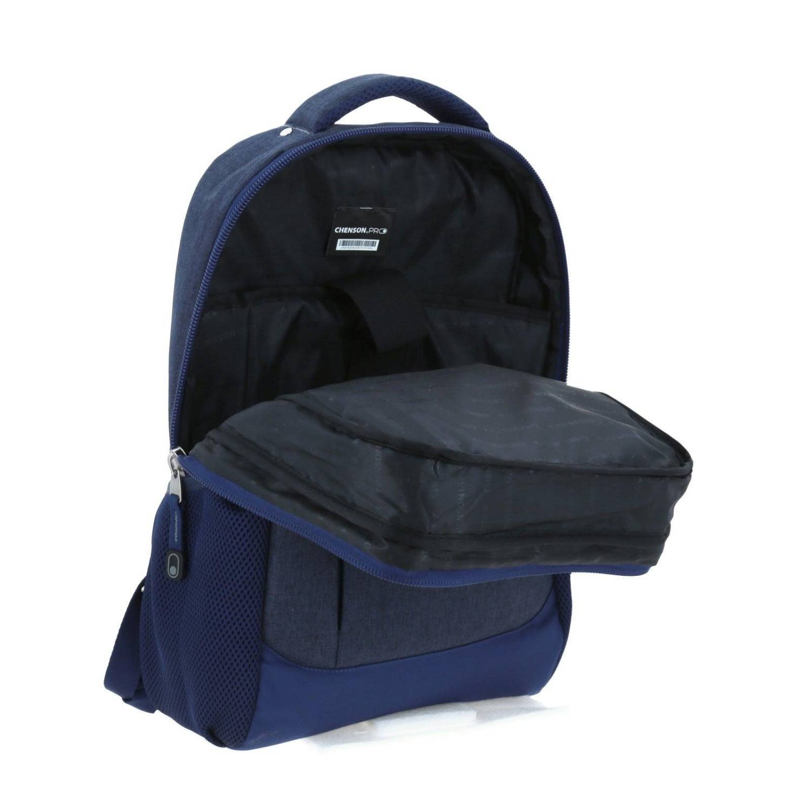 Mochila grande Chenson Pro para hombre EVAN Azul con Porta Laptop de hasta 15".