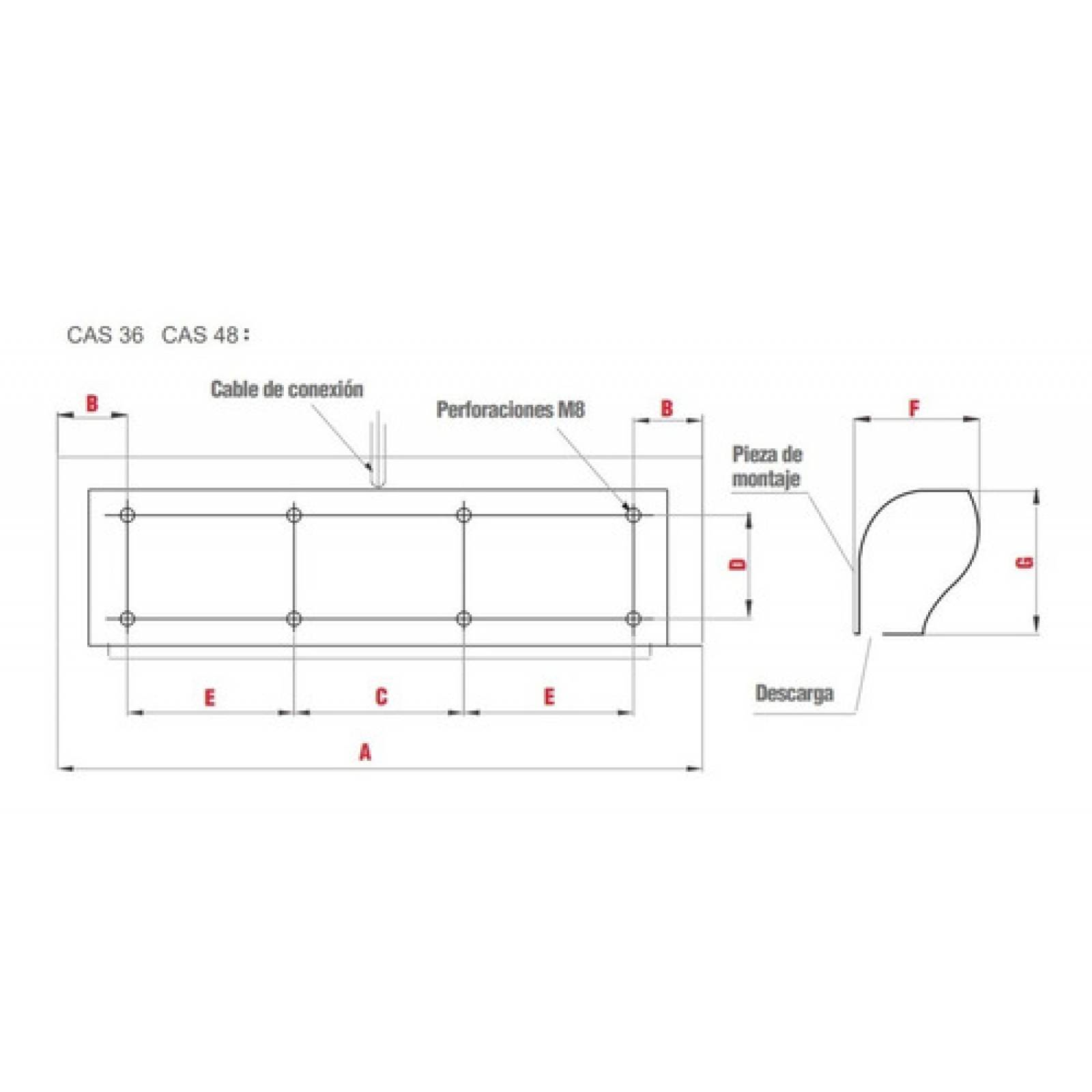 Cortina De Aire 90cm Silenciosa Soler & Palau Modelo Cas 36