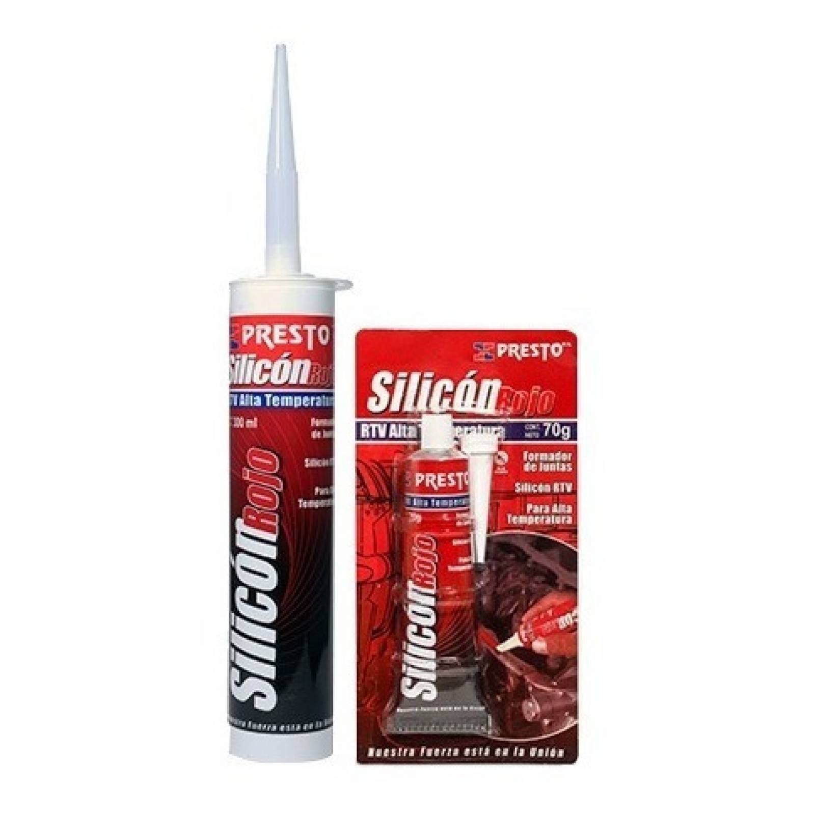 Silicon Rtv Rojo Para Altas Temperaturas 300ml