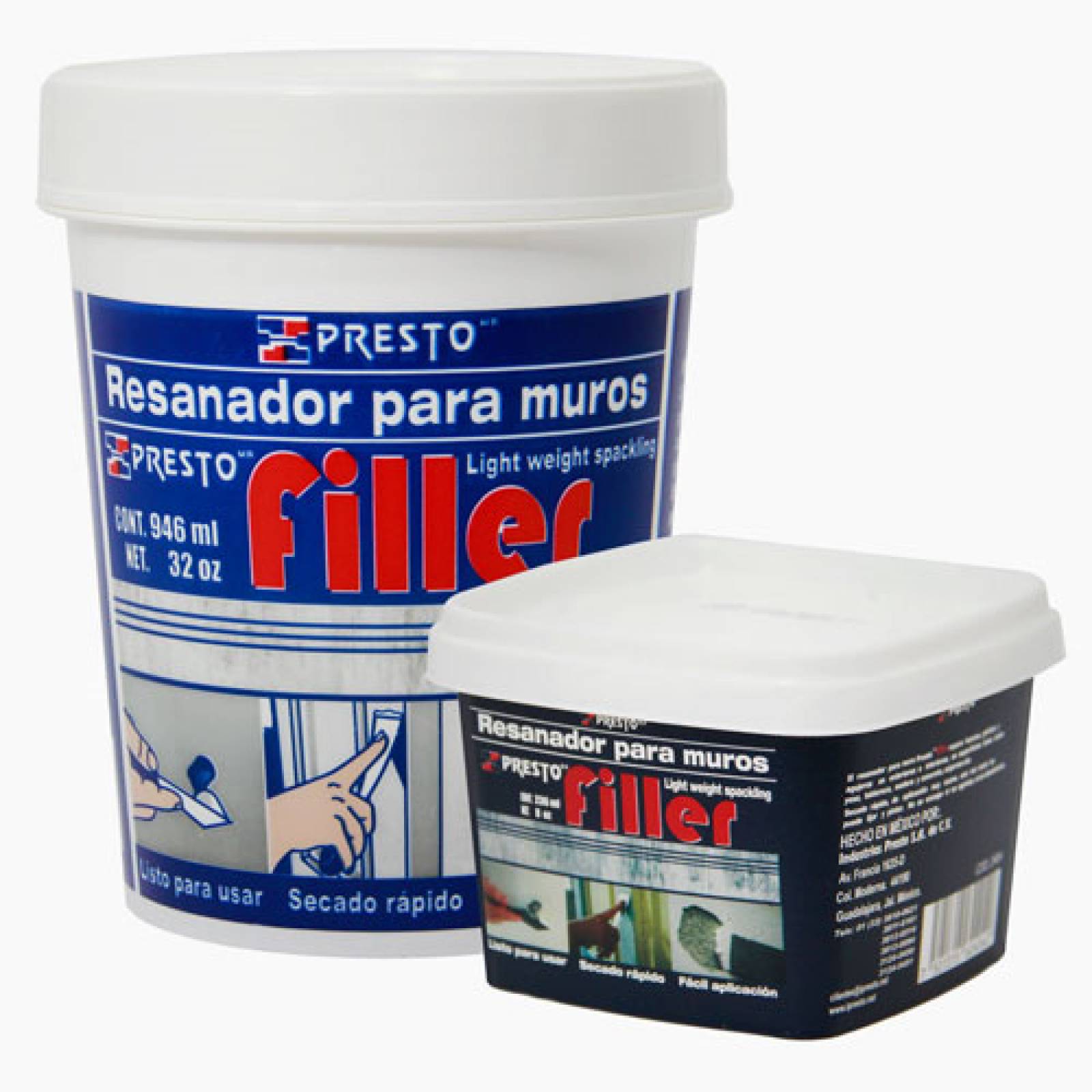 Resanador Para Muros Presto Filler   236ml