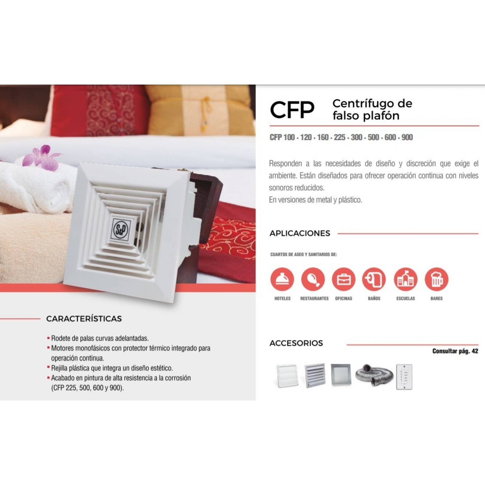 Extractor De Aire Para Techo Falso Plafón Modelo Cfp 100