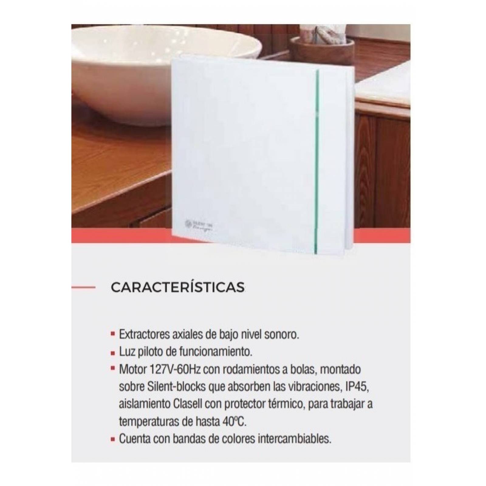 Extractor Para Baño Silent Design 300 Soler Palau