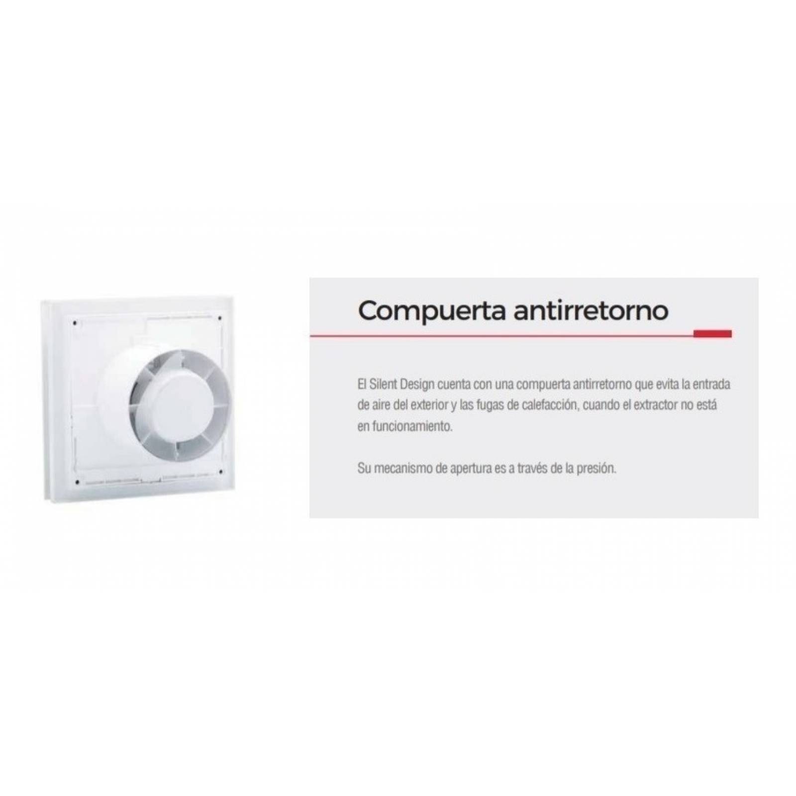 Extractor Para Baño Silent Design 300 Soler Palau