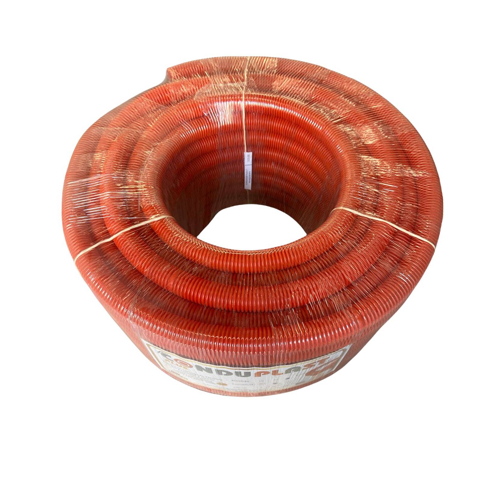Tubo Poliducto Plus Flexible Naranja 1 X 50m Conduplast