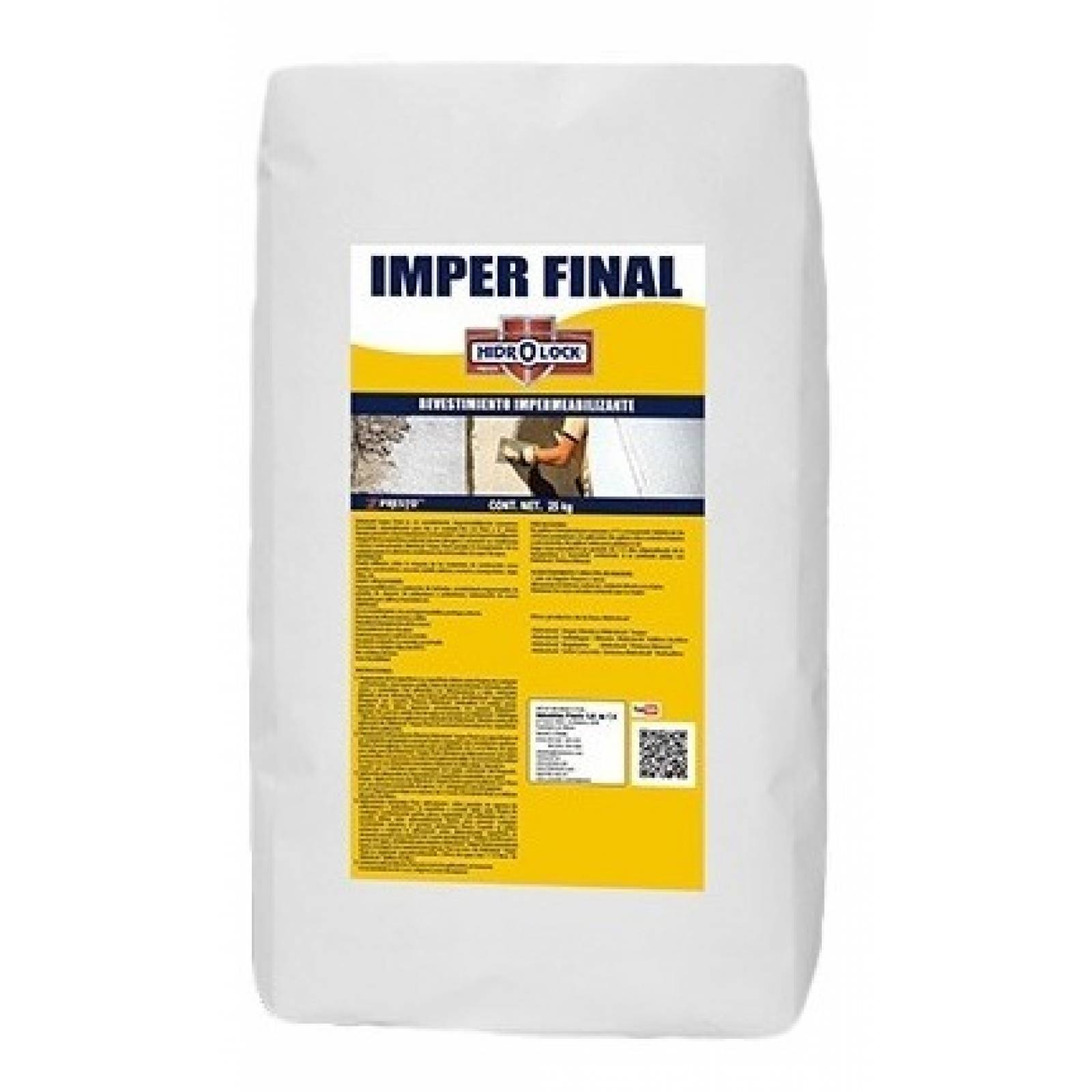 Impermeabilizante Cementoso Hidrolock Imper Final 25kg