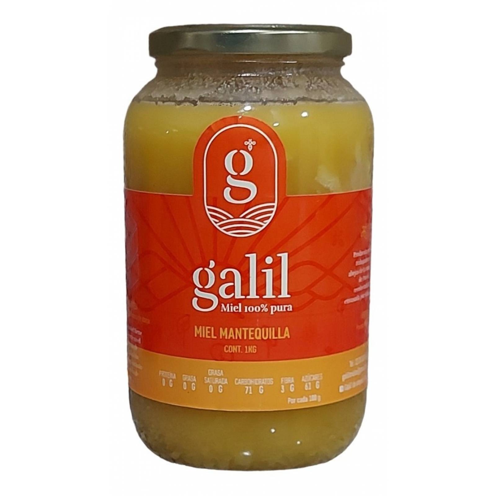 Miel De Abeja Pura Orgánica Sustentable Mantequilla 1kg