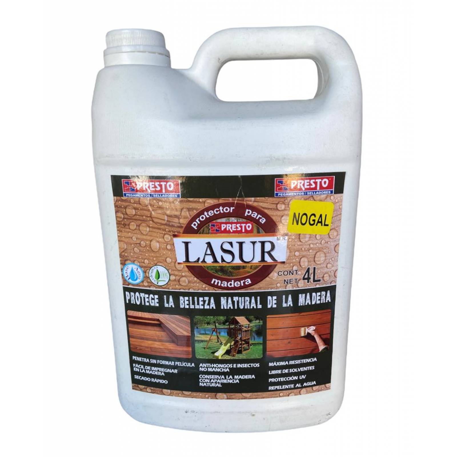 Protector Para Madera Lasur Nogal 4l