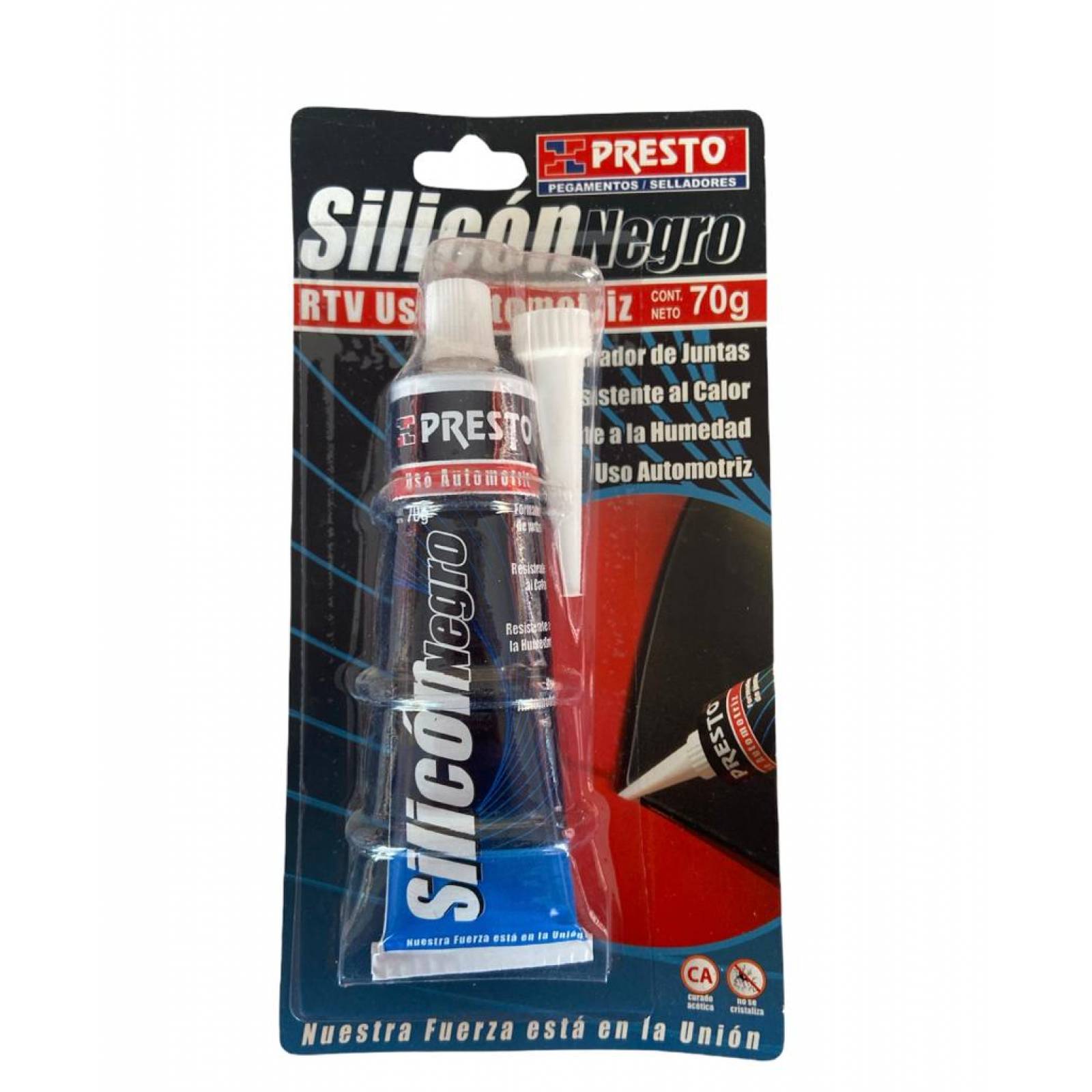  Sellador adhesivo de silicona RTV negro - 2.7 fl oz :  Industrial y Científico