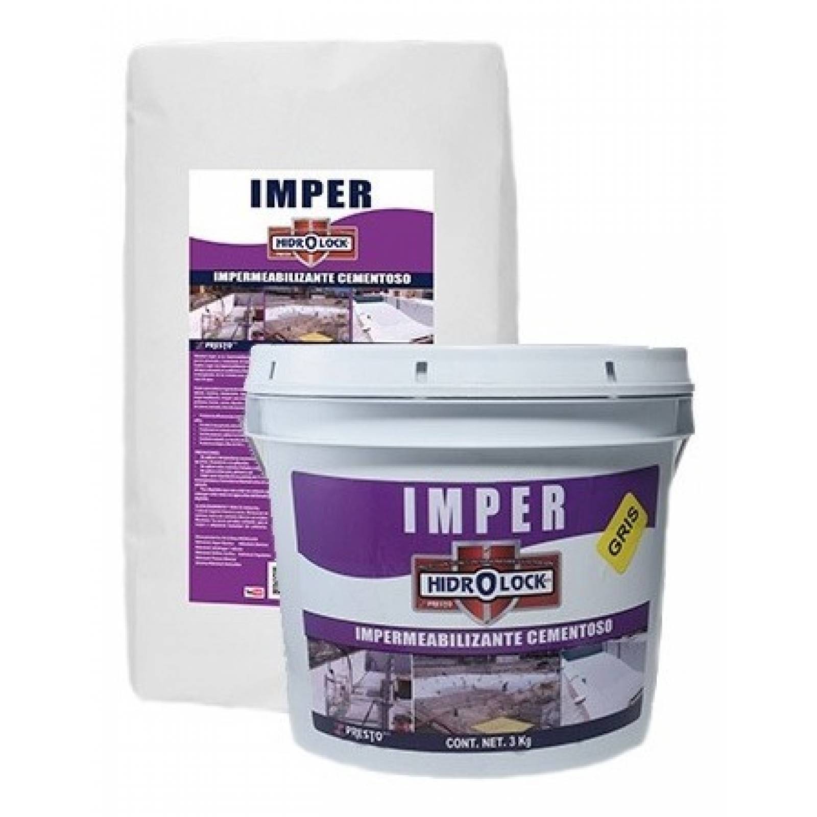 Impermeabilizante Cementoso Hidrolock Imper 25kg