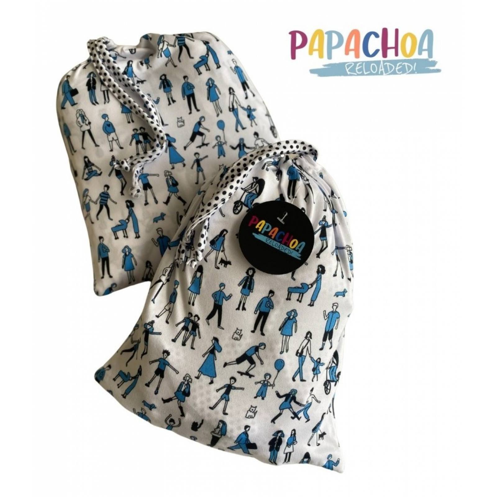Pijama Manga Larga Y Pantalon Extra Suave Con Bolsa Papachoa