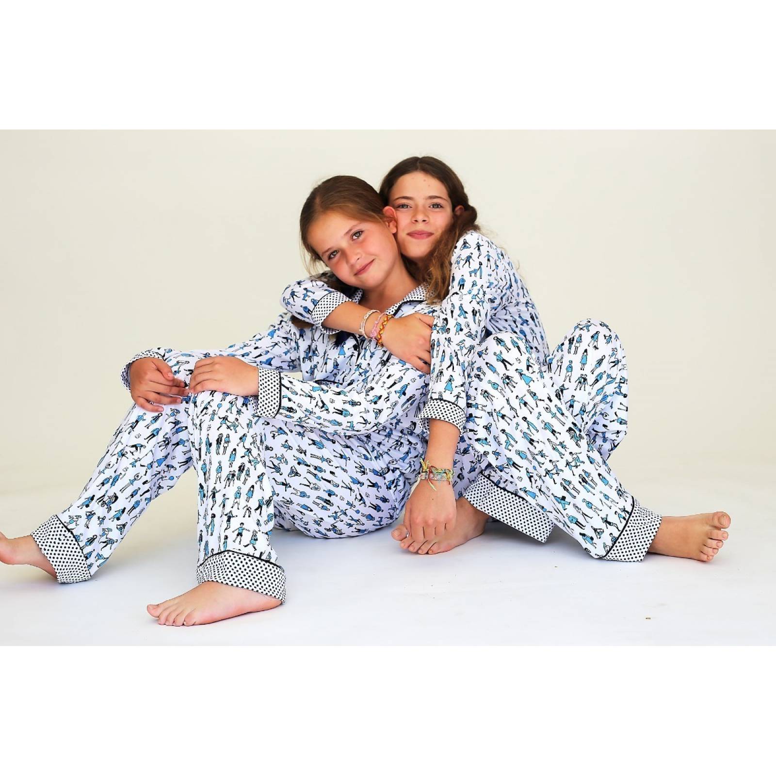 Pijama Manga Larga Y Pantalon Extra Suave Con Bolsa Papachoa
