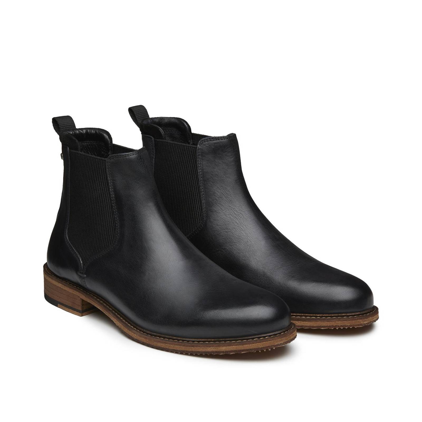 Bota Chelsea De Piel Paruno Y P2122492 Negro 