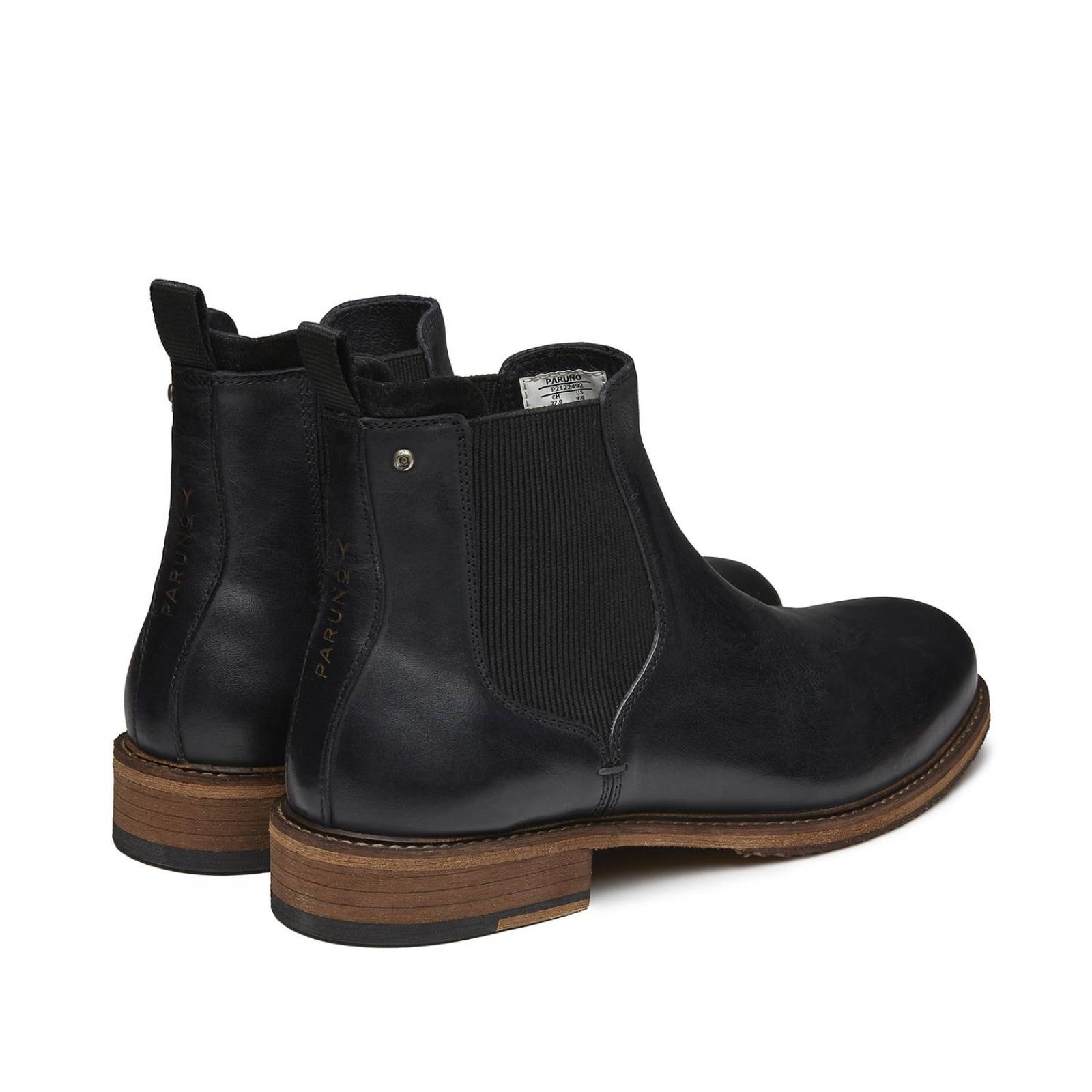Bota Chelsea De Piel Paruno Y P2122492 Negro 