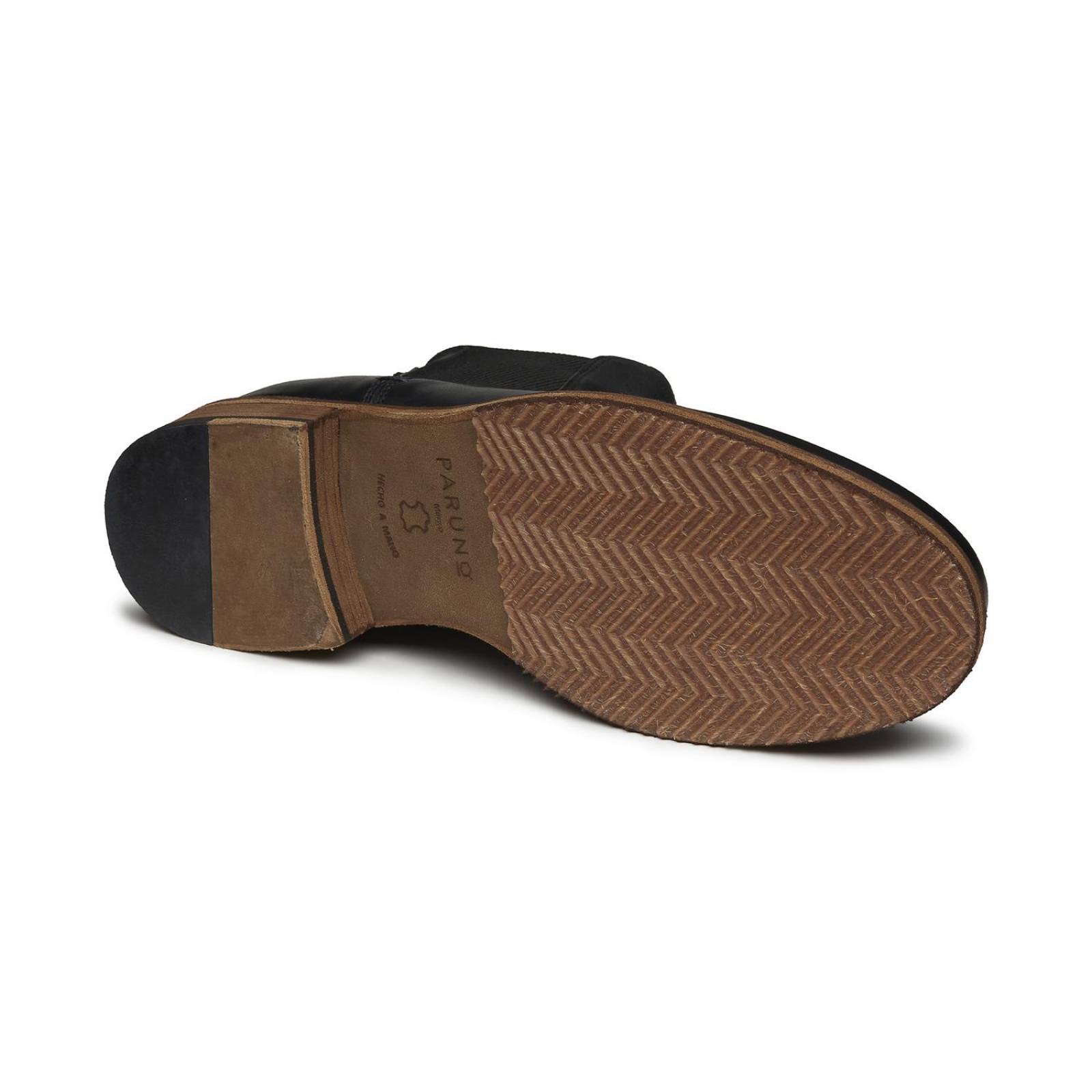 Bota Chelsea De Piel Paruno Y P2122492 Negro 