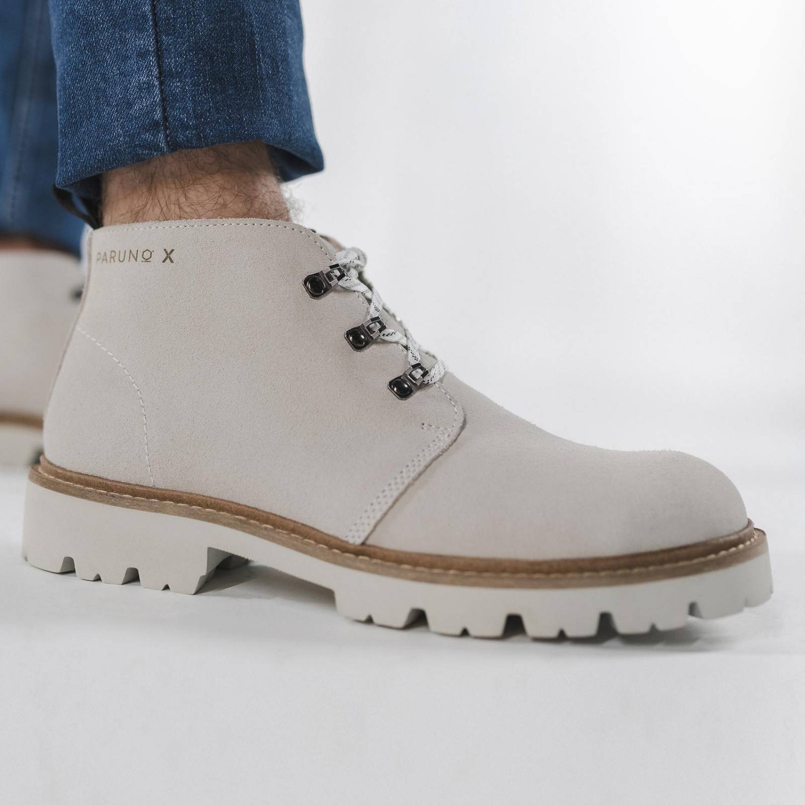 Bota De Piel Paruno X P2122481 Blanco 