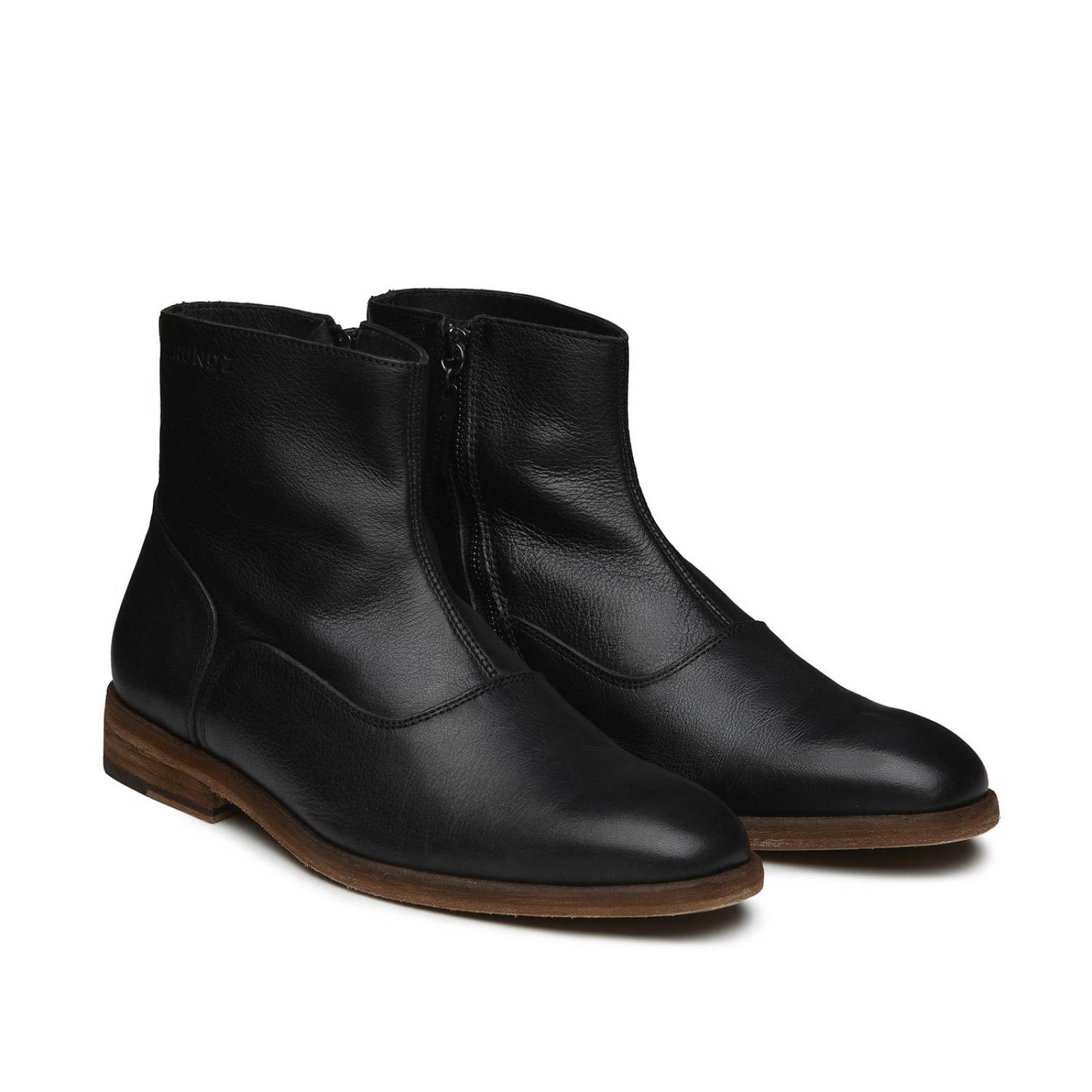 Bota De Piel Paruno Z P2122502 Negro 