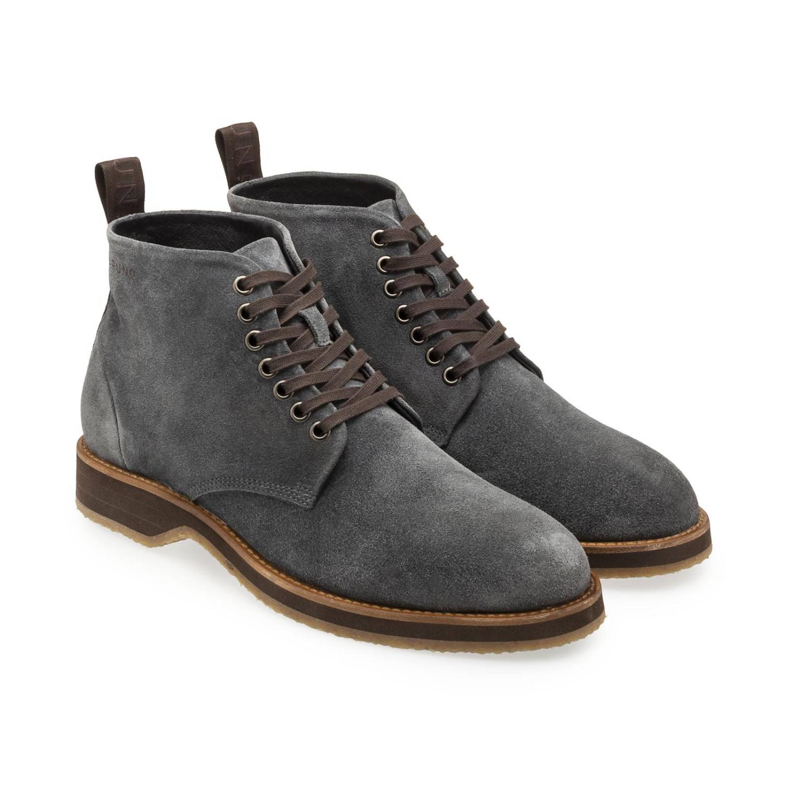 Bota Paruno de Piel Hombre P2222525 Gris 
